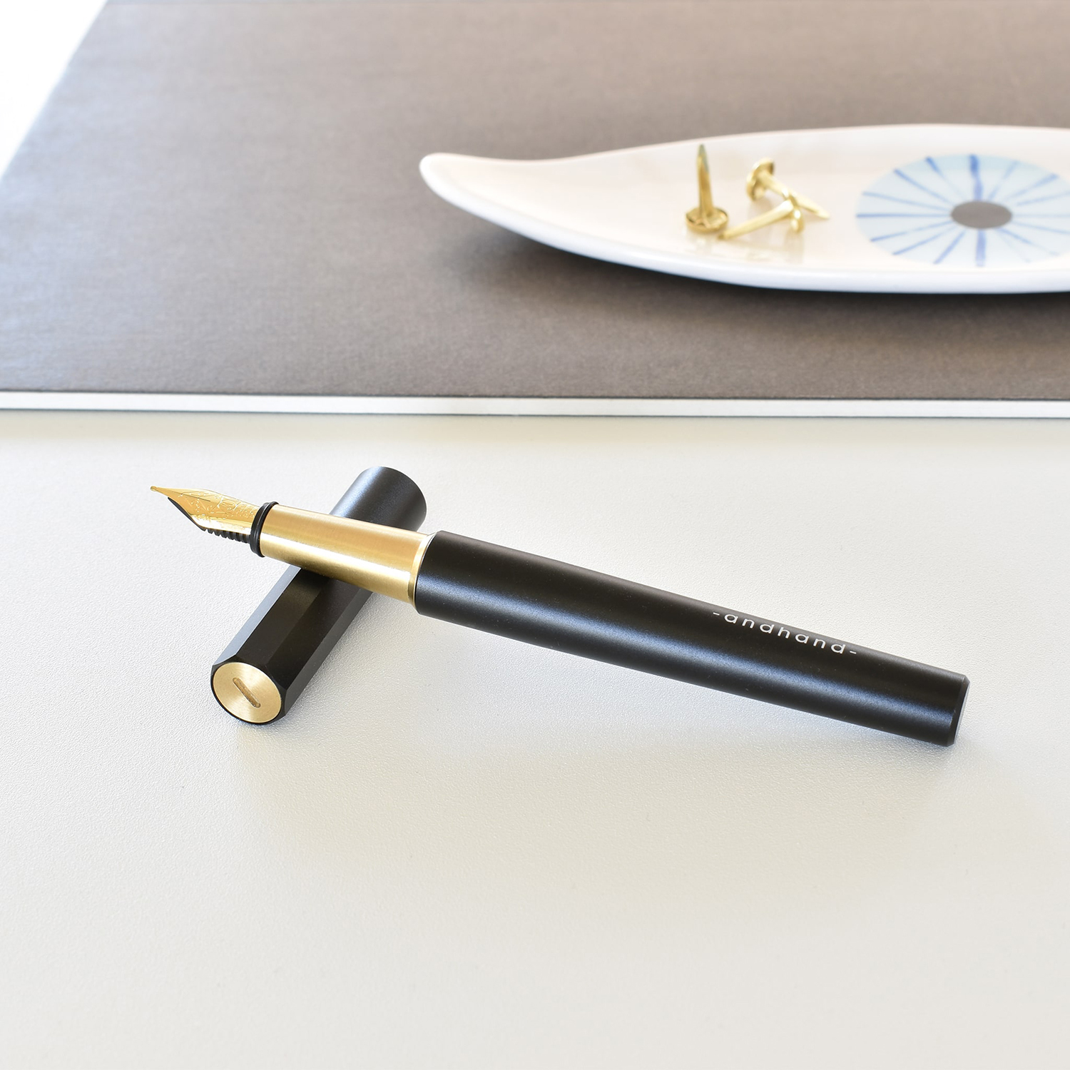 Andhand Method Black and Brass Fountain Pen Andhand Method Black and Brass Fountain Pen