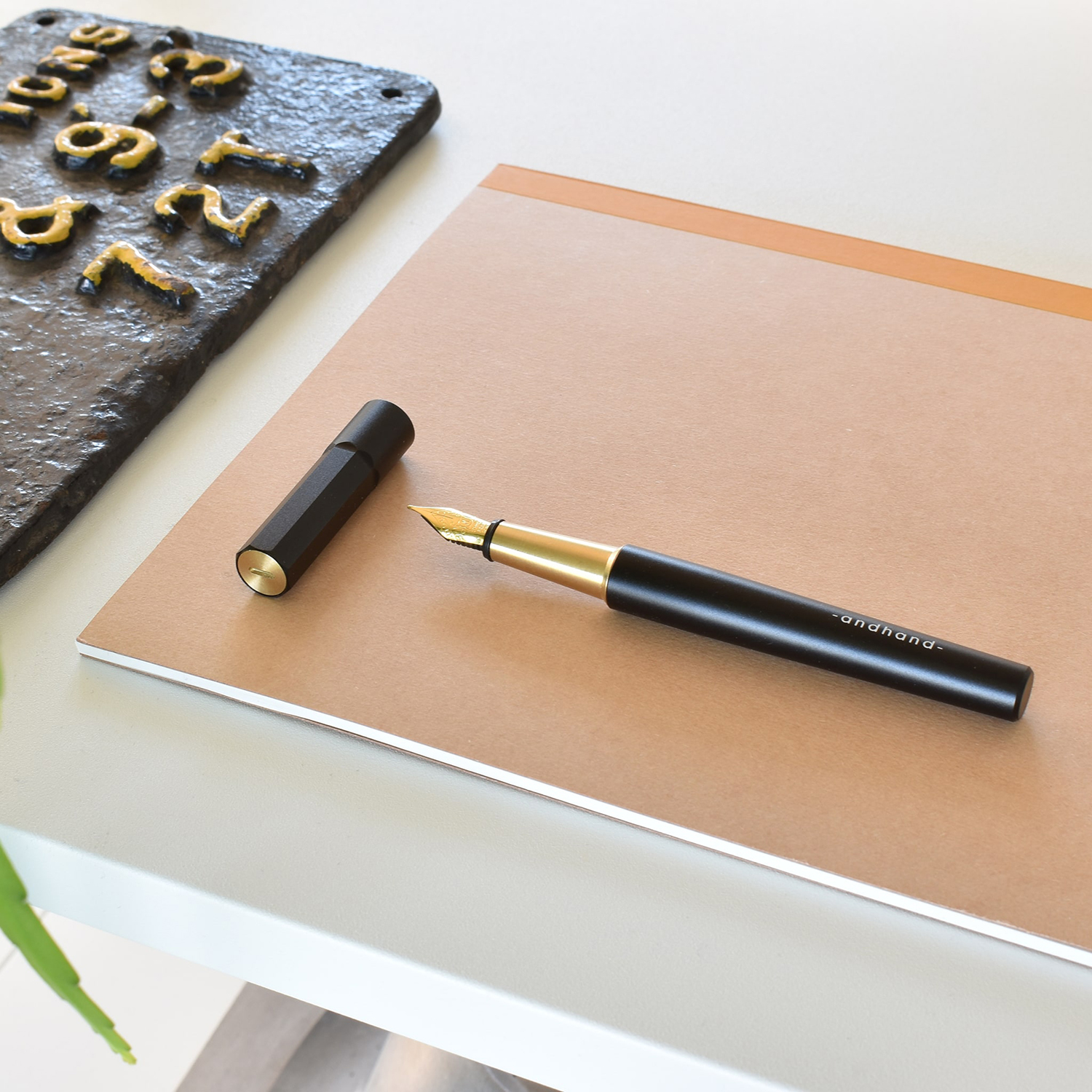 Andhand Method Black and Brass Fountain Pen Andhand Method Black and Brass Fountain Pen