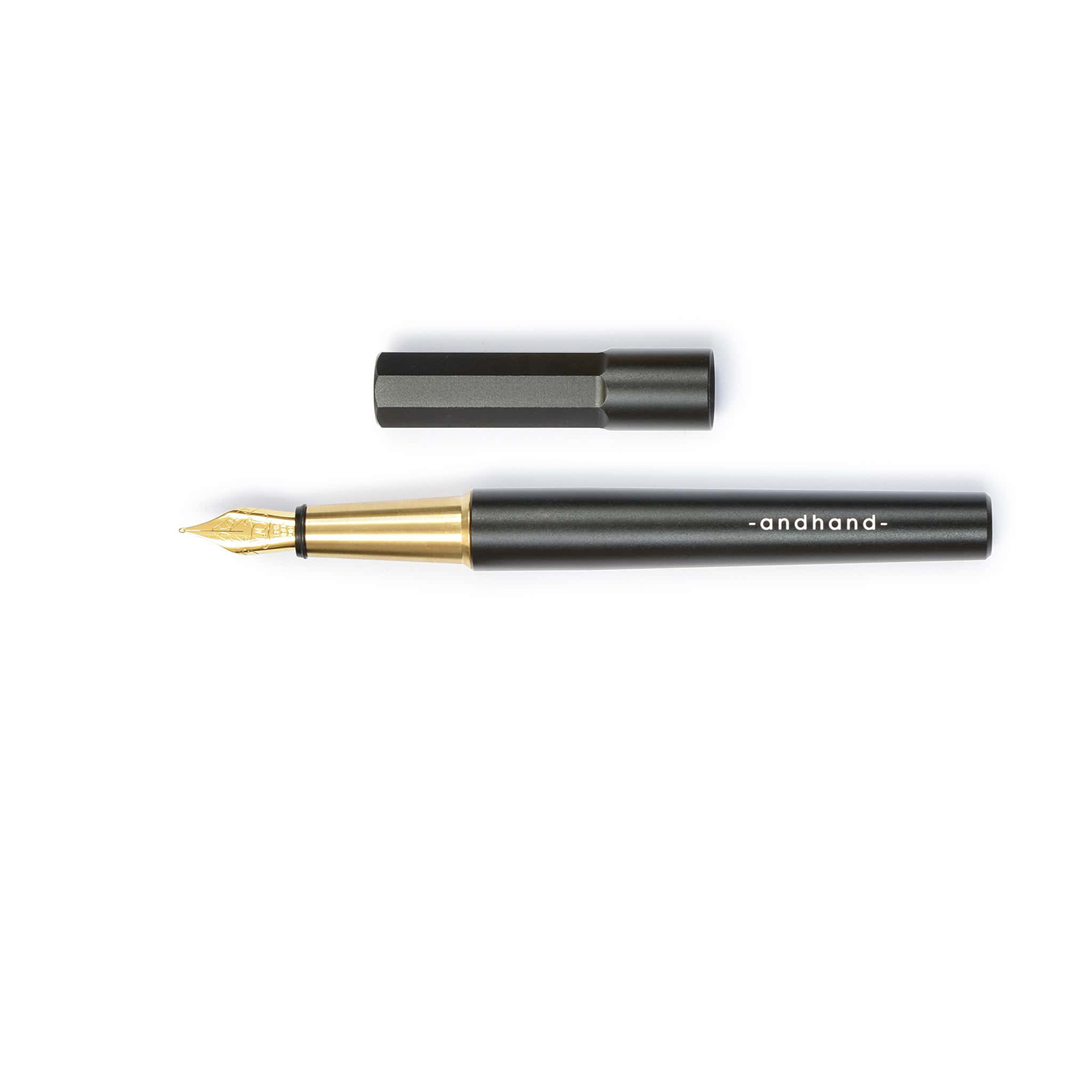 Andhand Method Black and Brass Fountain Pen