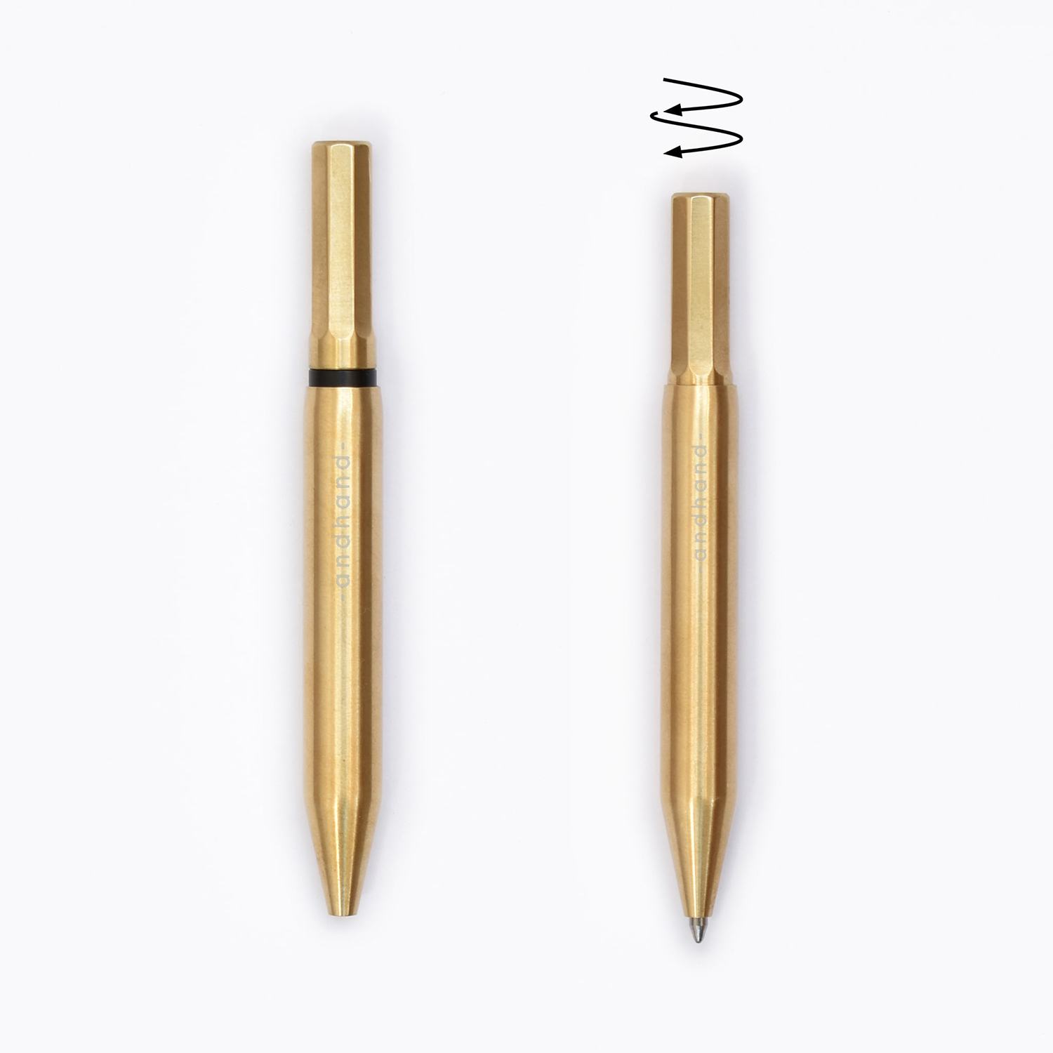 Andhand Method Mini Brass Ballpoint Andhand Method Mini Brass Ballpoint