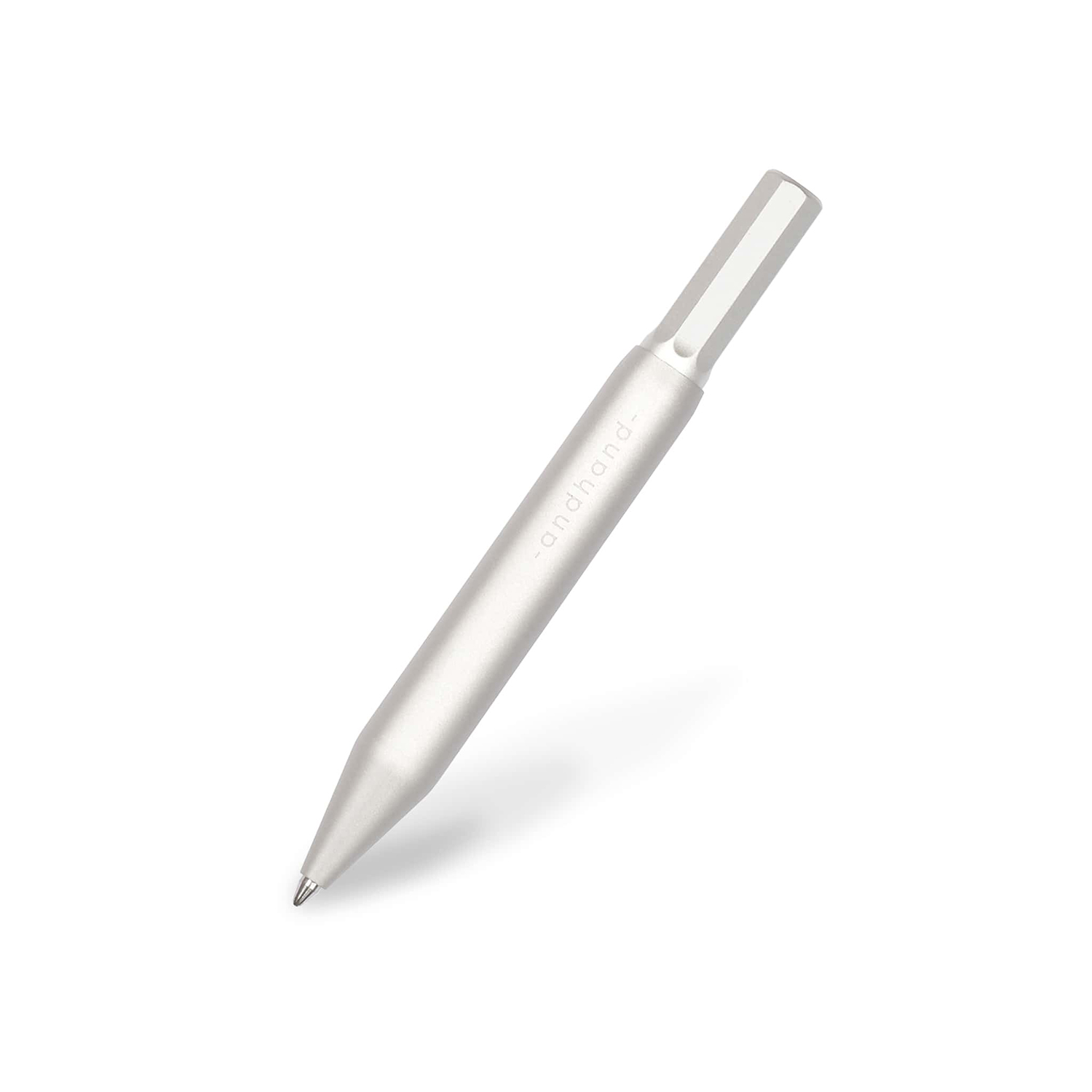 Andhand Method Mini Silver Lustre Ballpoint Andhand Method Mini Silver Lustre Ballpoint