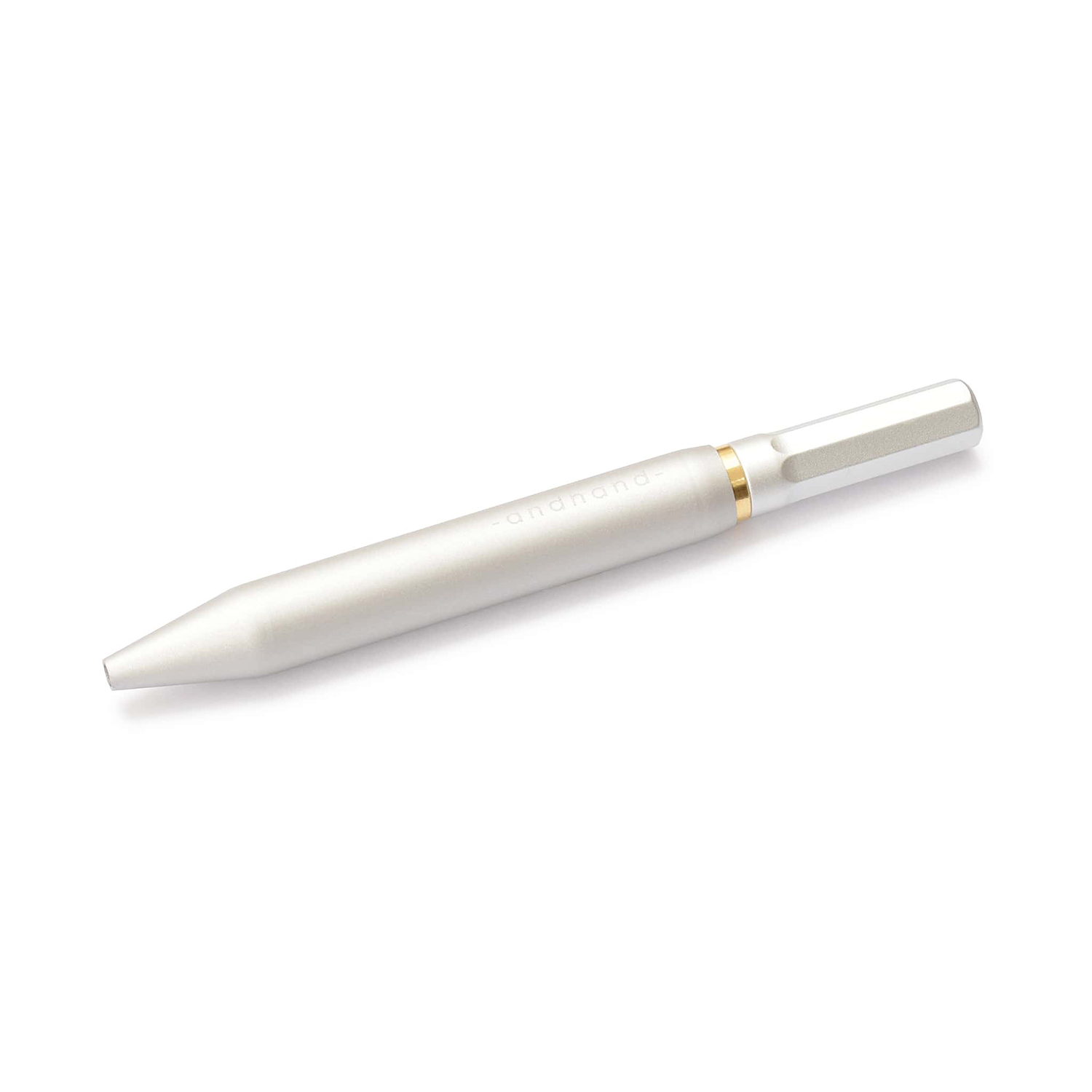 Andhand Method Mini Silver Lustre Ballpoint Andhand Method Mini Silver Lustre Ballpoint