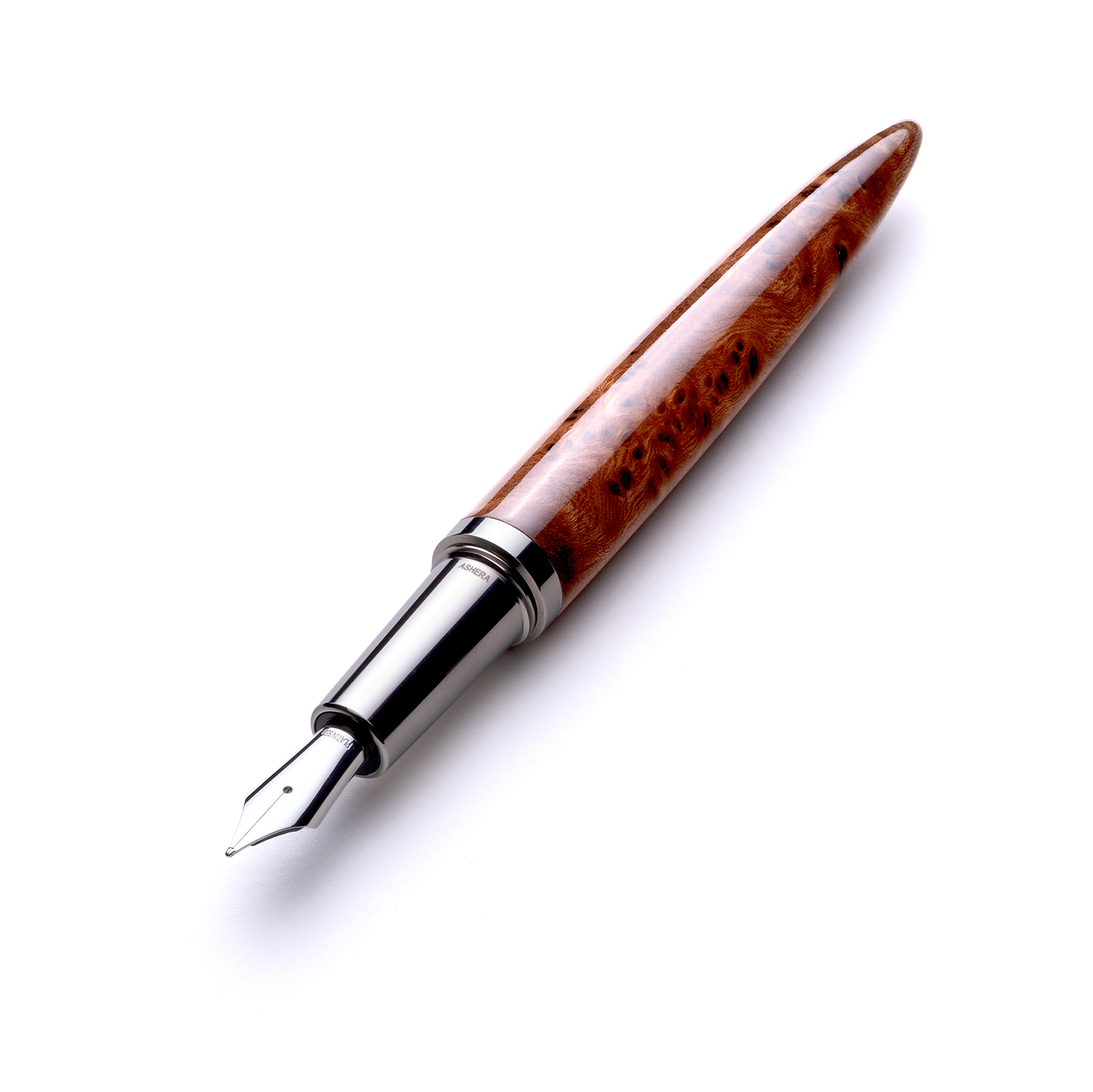 Ashera Aeon Elm Burl Pluma estilográfica