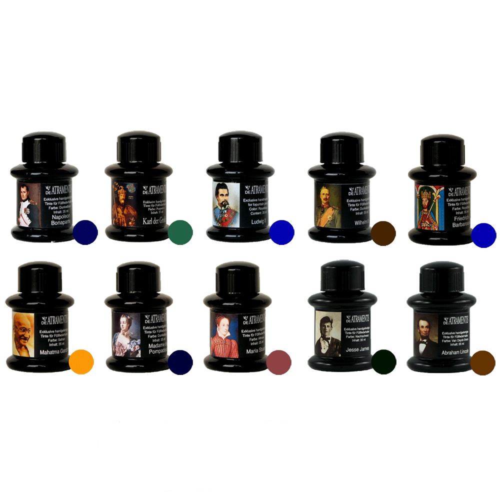 De Atramentis Important People Politicians Ink - Ink Bottle (10 colors)