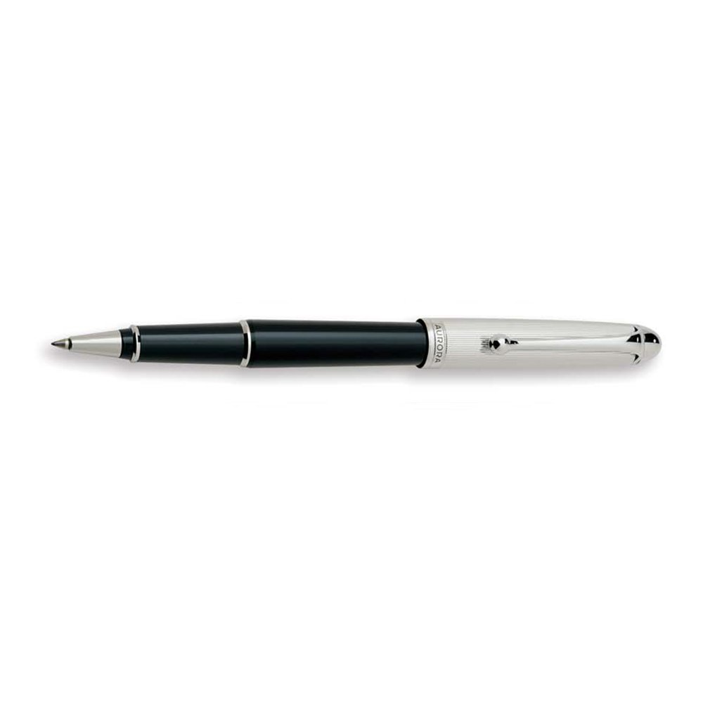 Aurora 88 Black and Chrome Rollerball Aurora 88 Black and Chrome Rollerball