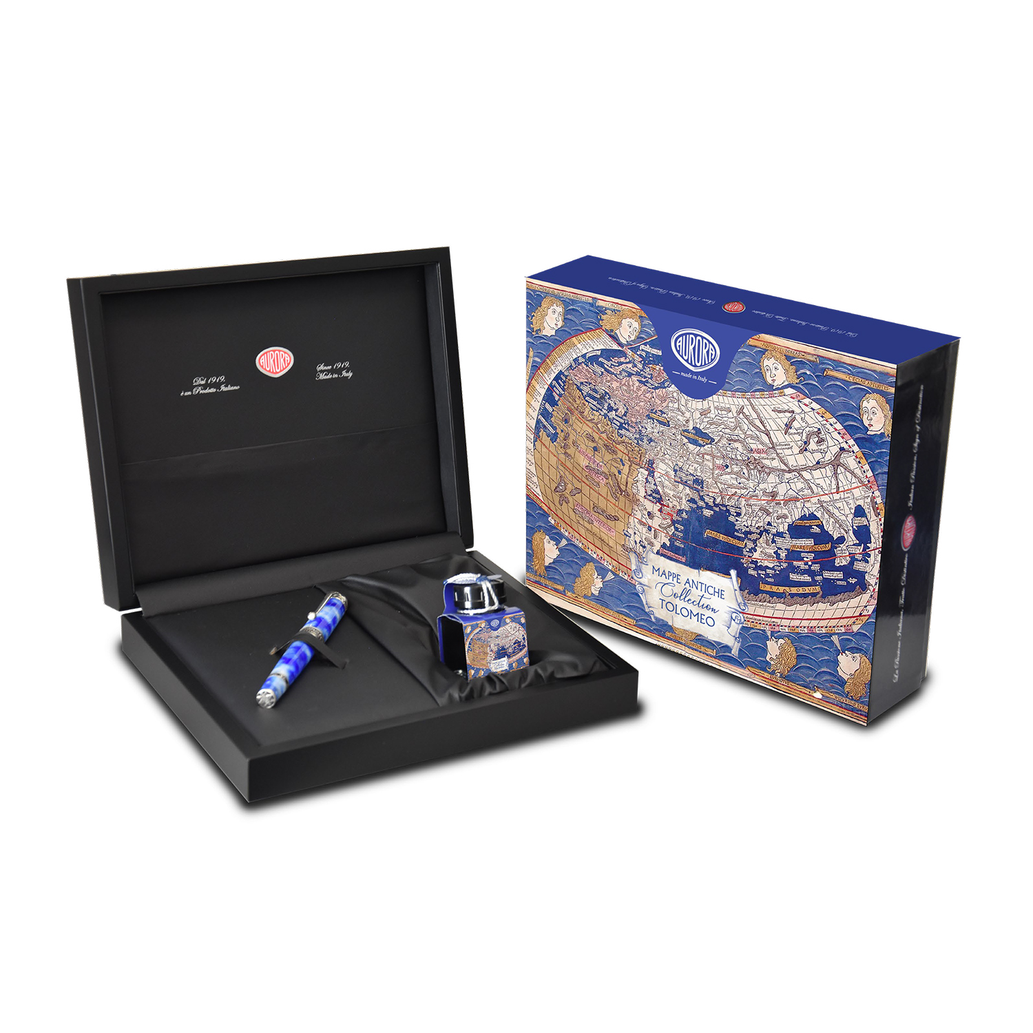 Aurora Ancient Maps Collection - Tolomeo Caneta de Tinta Permanente