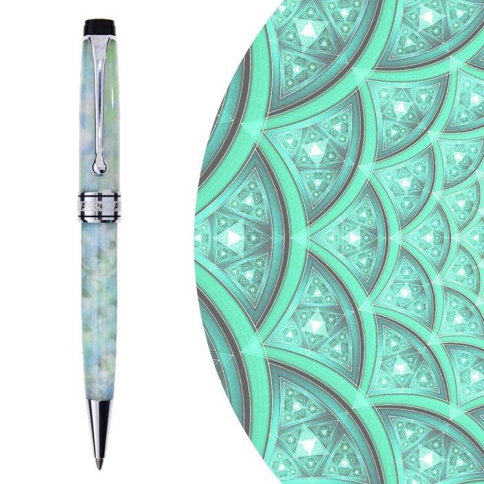 Aurora Caleidoscopio Luce Verde Ballpoint