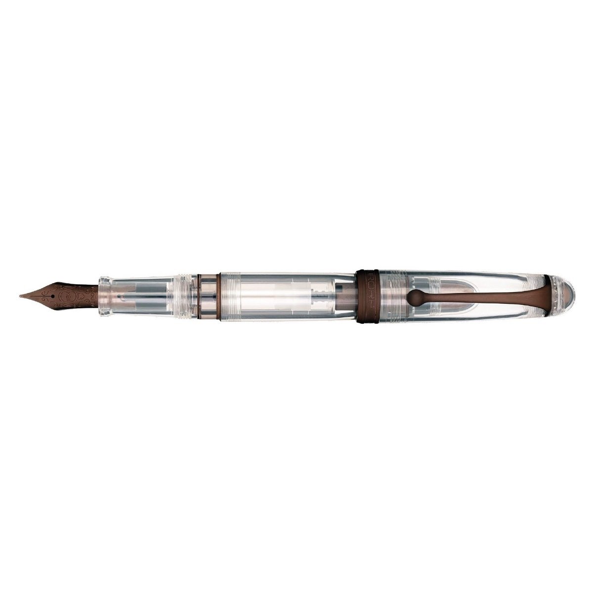 Aurora Trilobiti Collection Cioccolato Chocolate Demonstrator Fountain Pen
