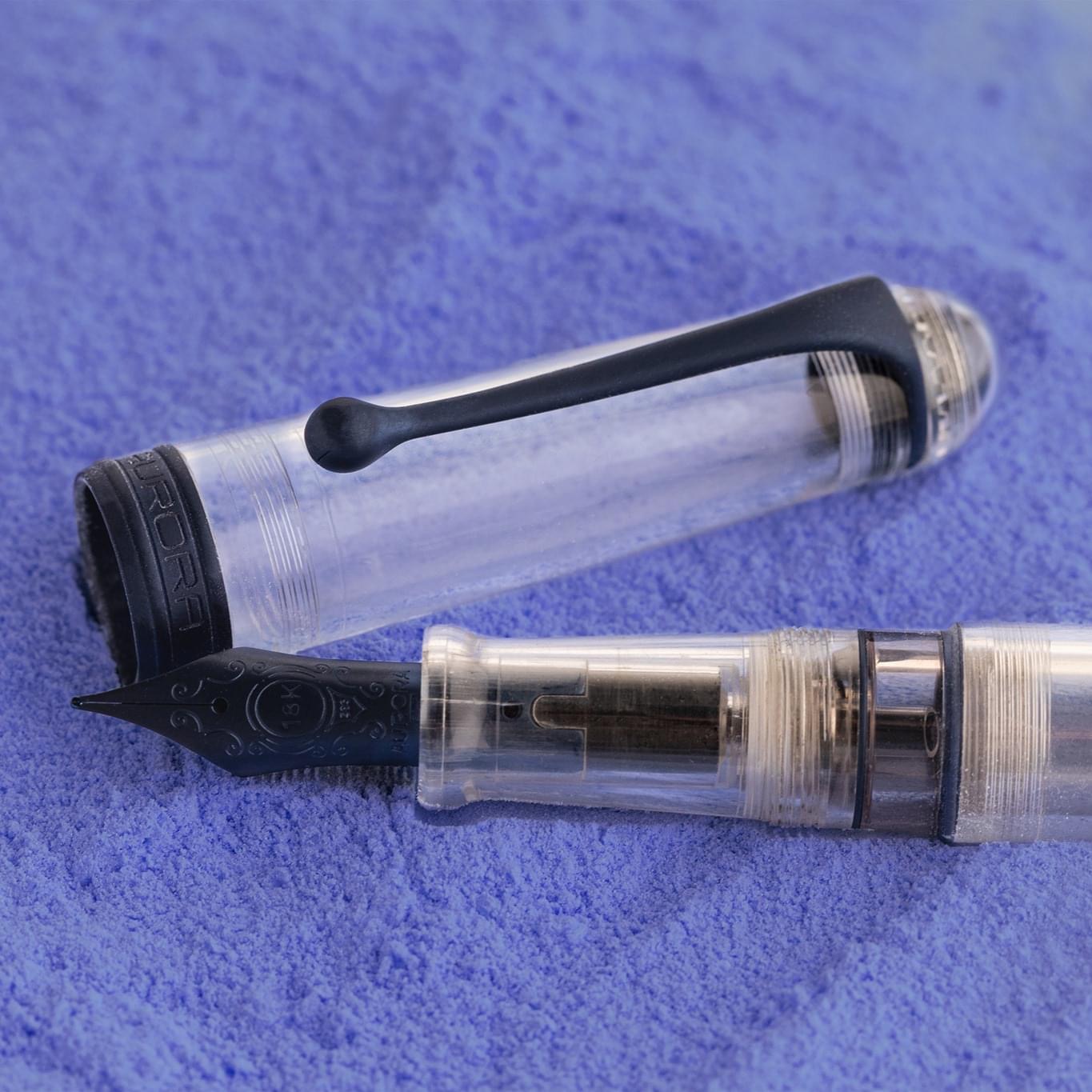 Aurora Trilobiti Collection Cobalto Demonstrator Fountain Pen