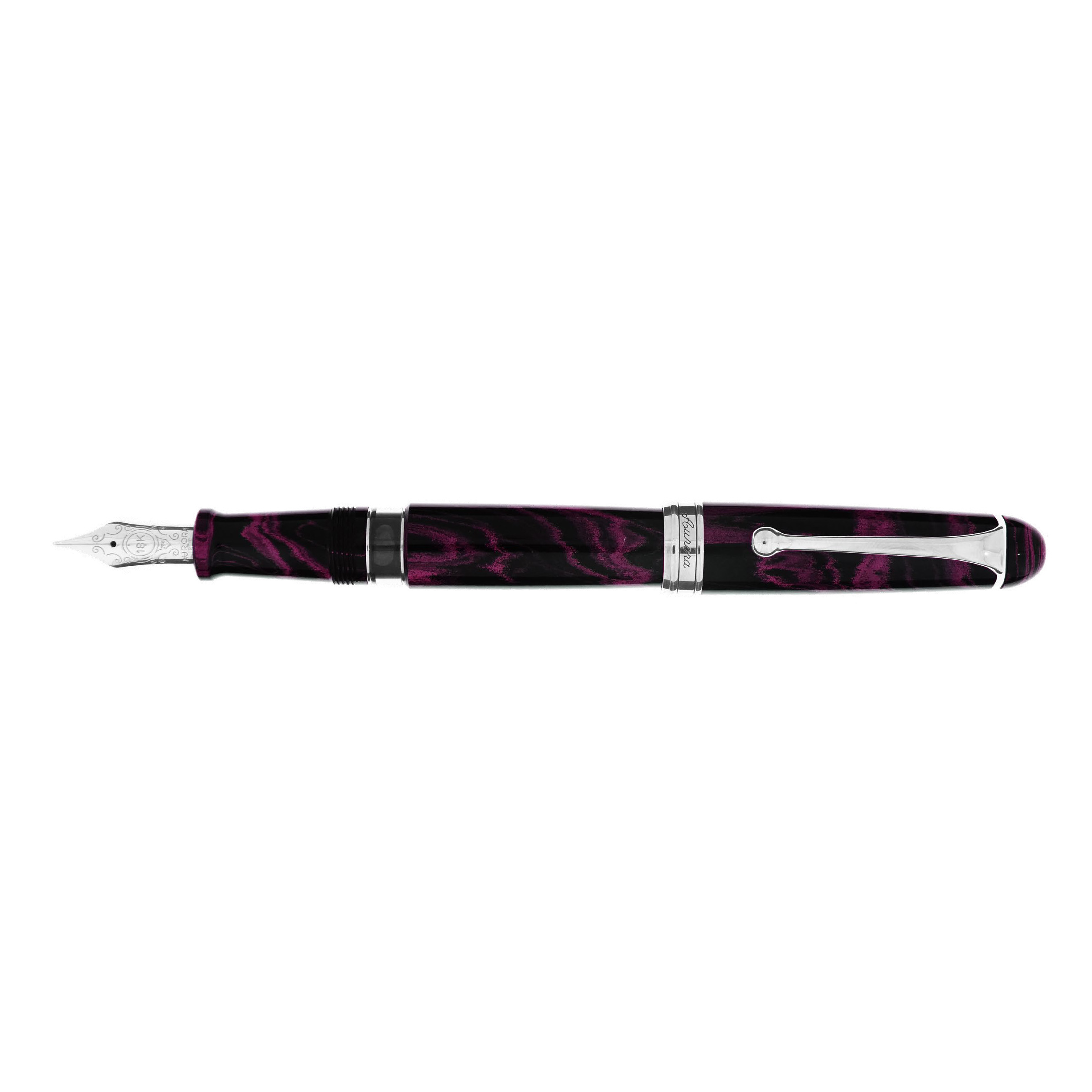 Aurora 88 Ebonite Marbled Magenta ST Füllfederhalter