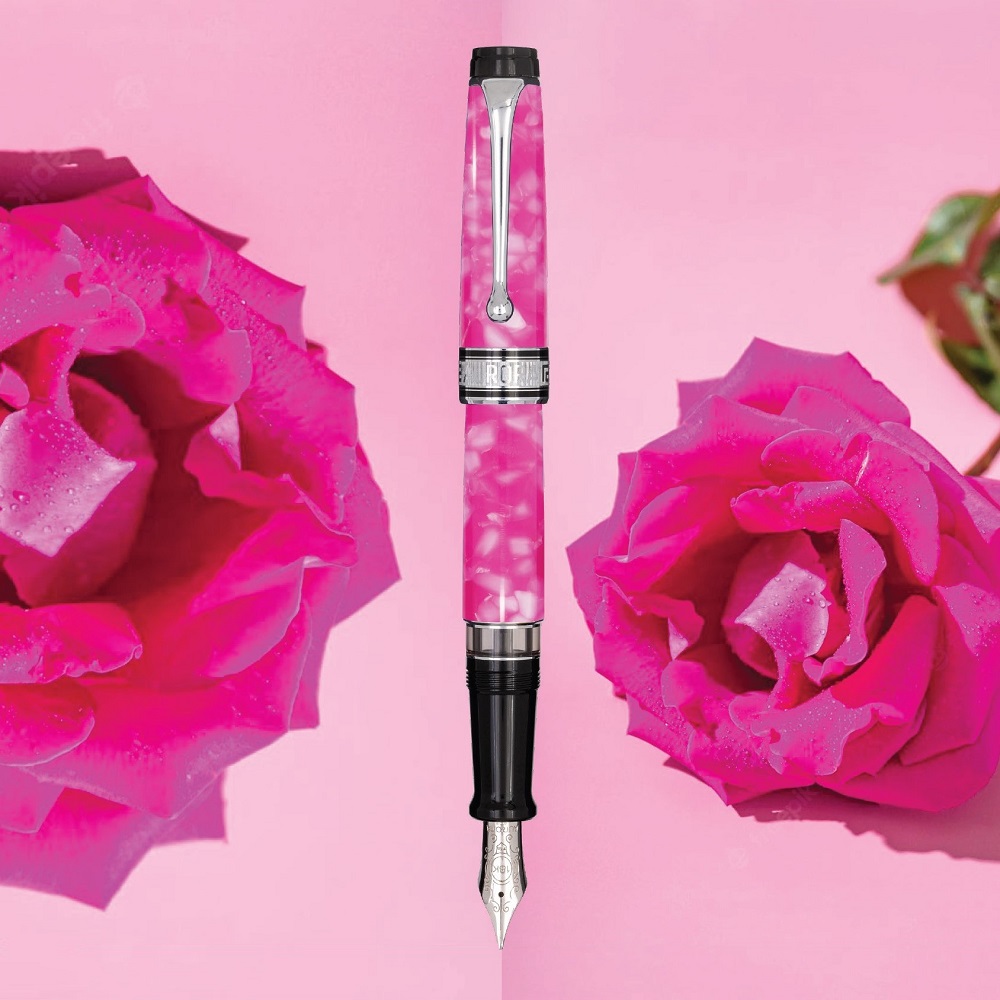 Aurora Optima 365 Calendar 2023 Fucsia Stylo Plume