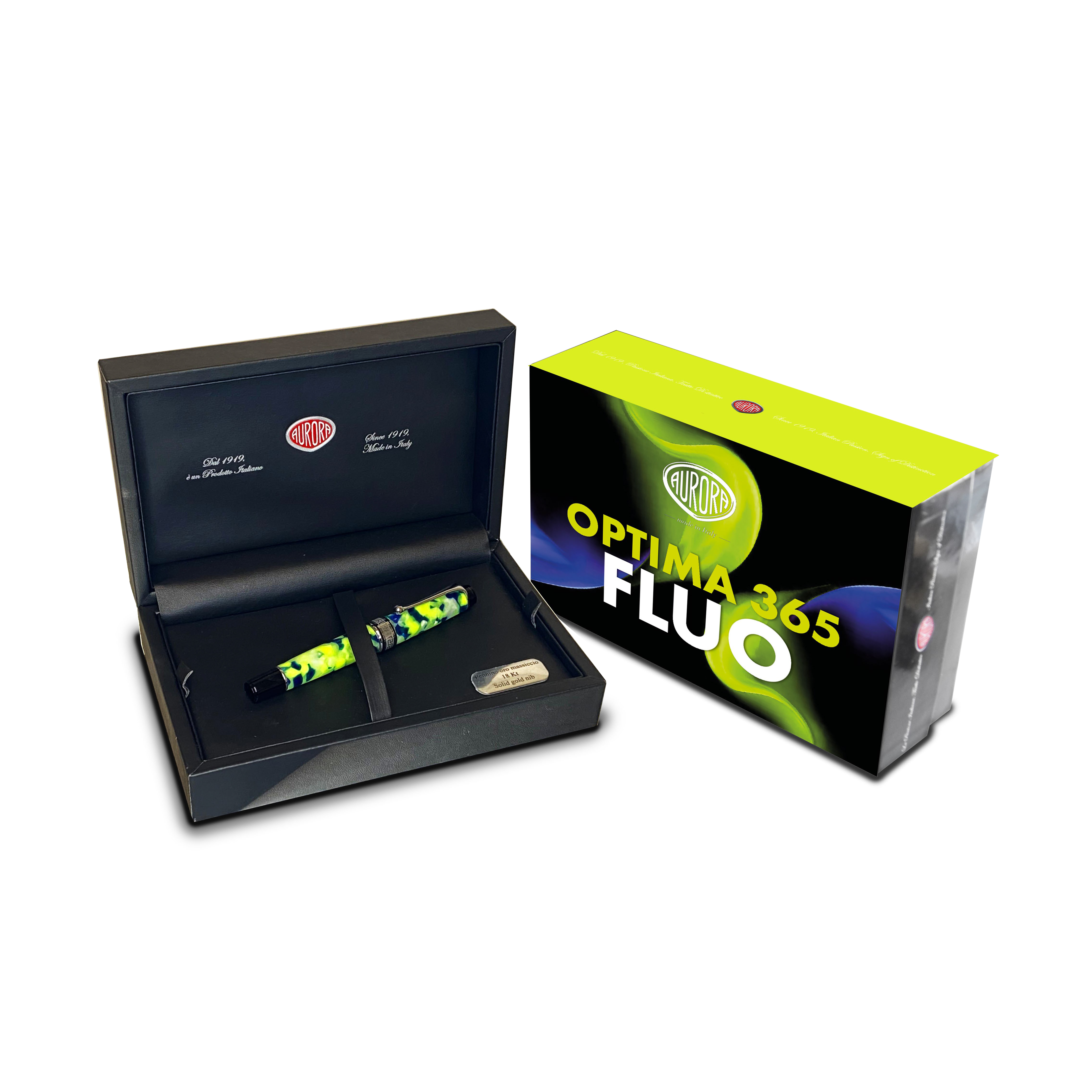 Aurora Optima 365 Calendar 2025 Fluo Stylo Plume
