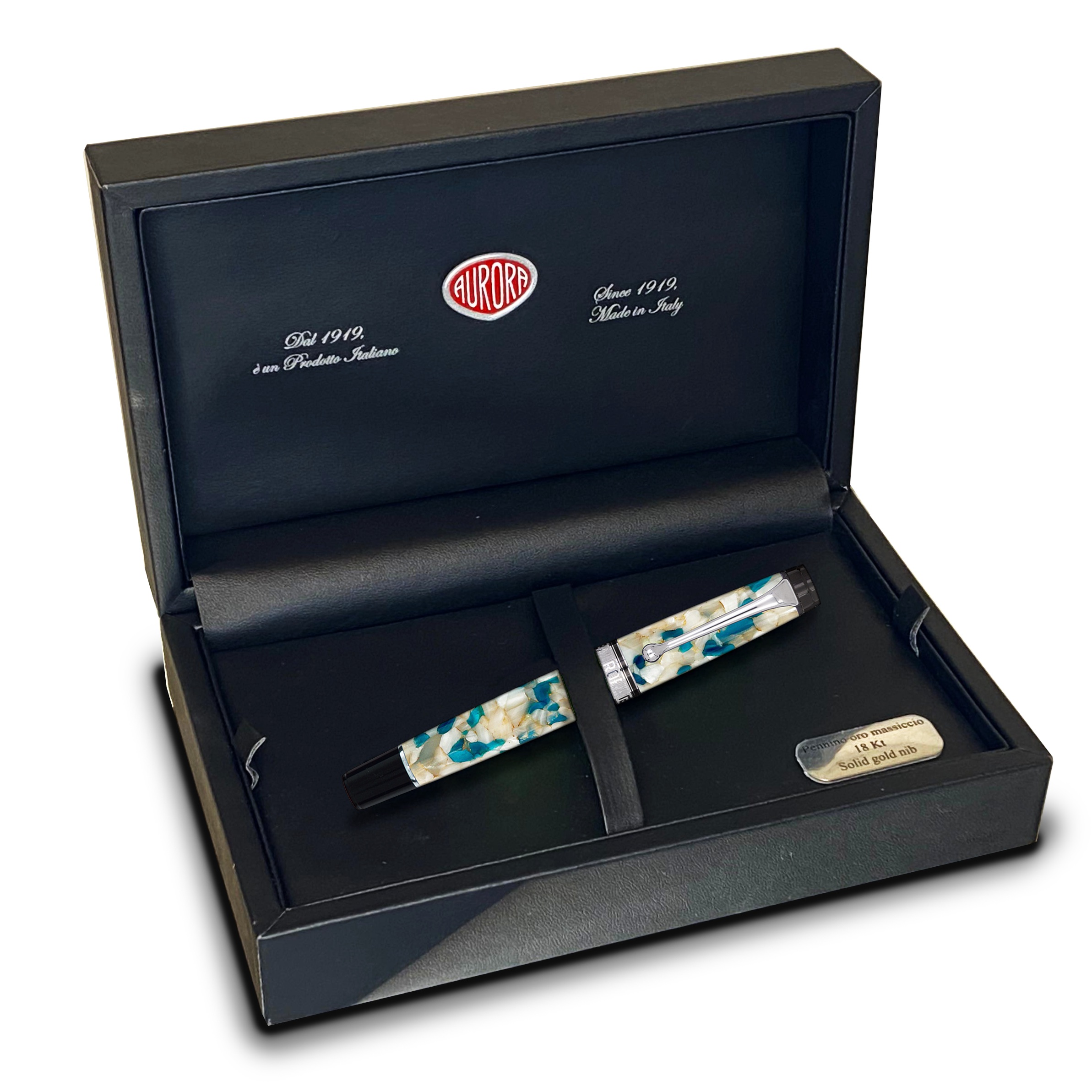 Aurora Optima 365 Calendar 2026 Pearl and Octane Fountain Pen