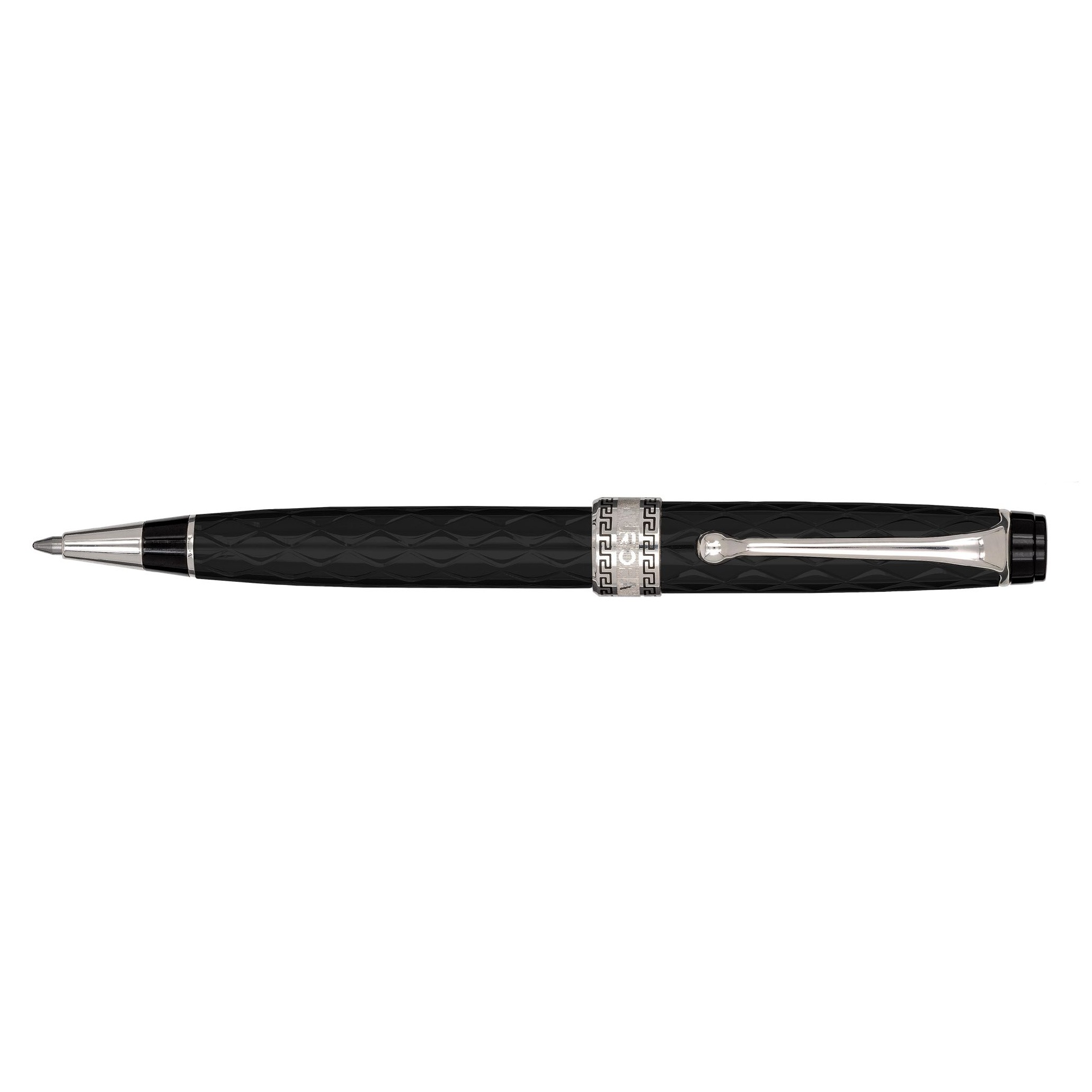 Aurora Optima Rombo Guilloché Black CT Balpen
