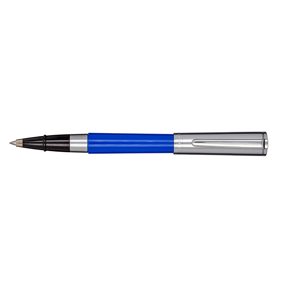 Aurora TU Blue and Chrome Rollerball