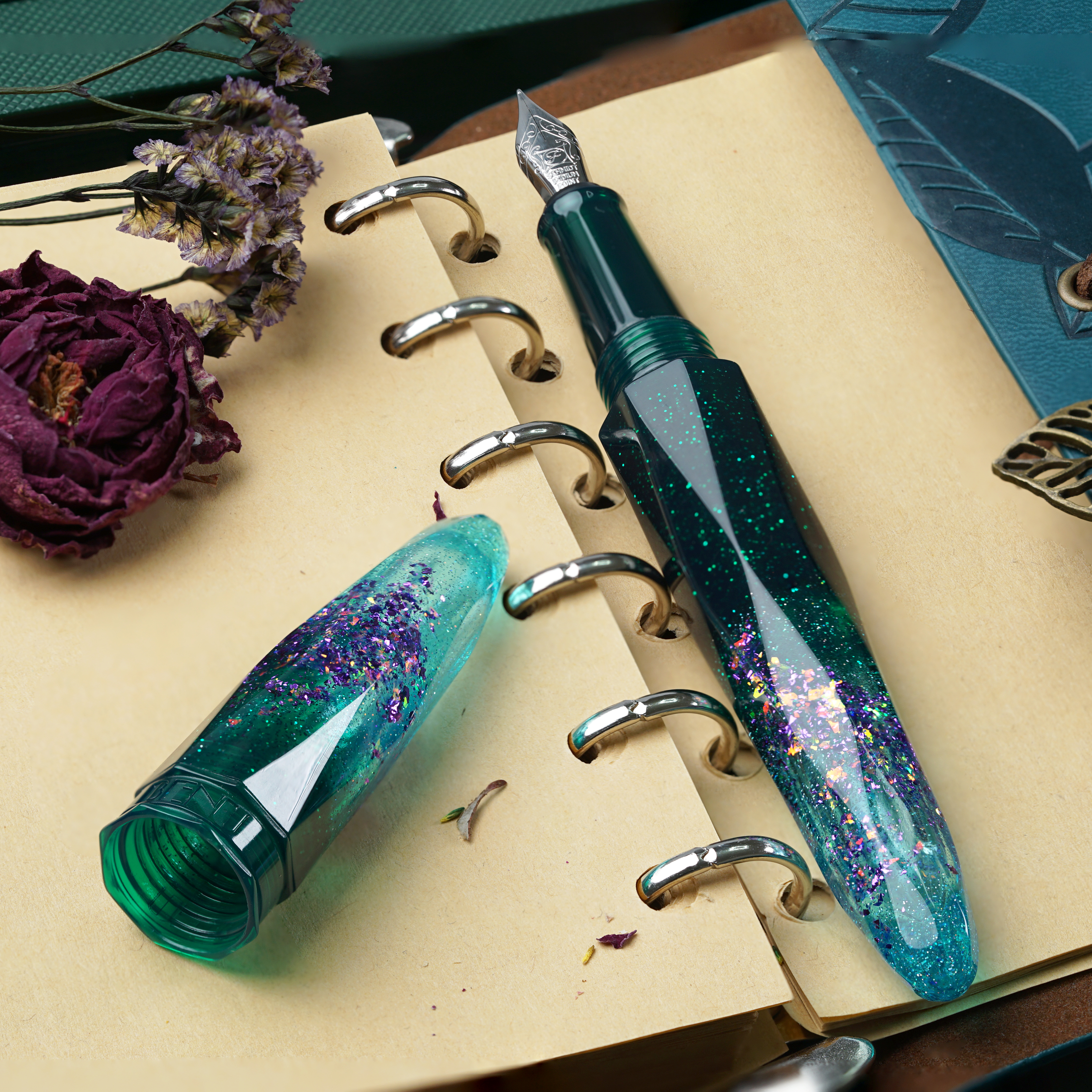 Benu Briolette Starlit Oasis Fountain pen Benu Briolette Starlit Oasis Fountain pen