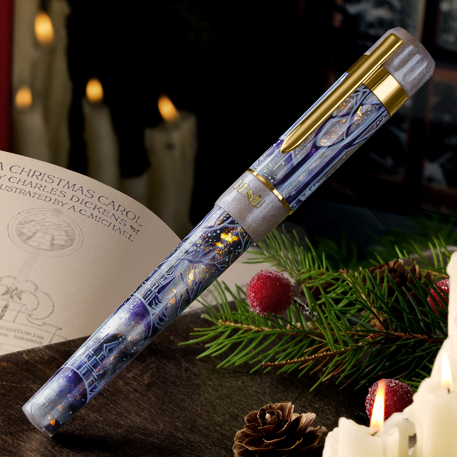 Benu Tribute A Christmas Carol GT Fountain pen