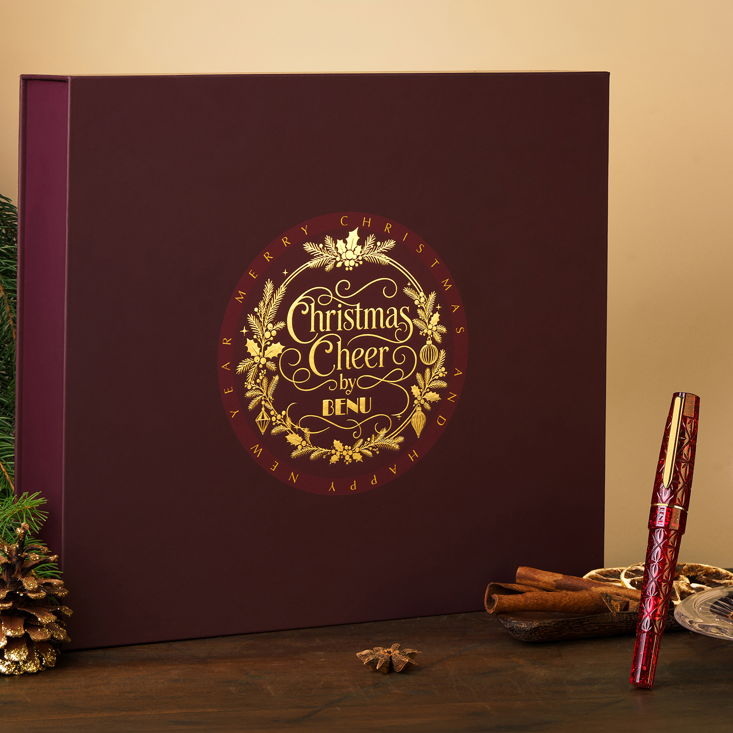 Benu Cocktail Christmas Cheer GT Fountain pen Set