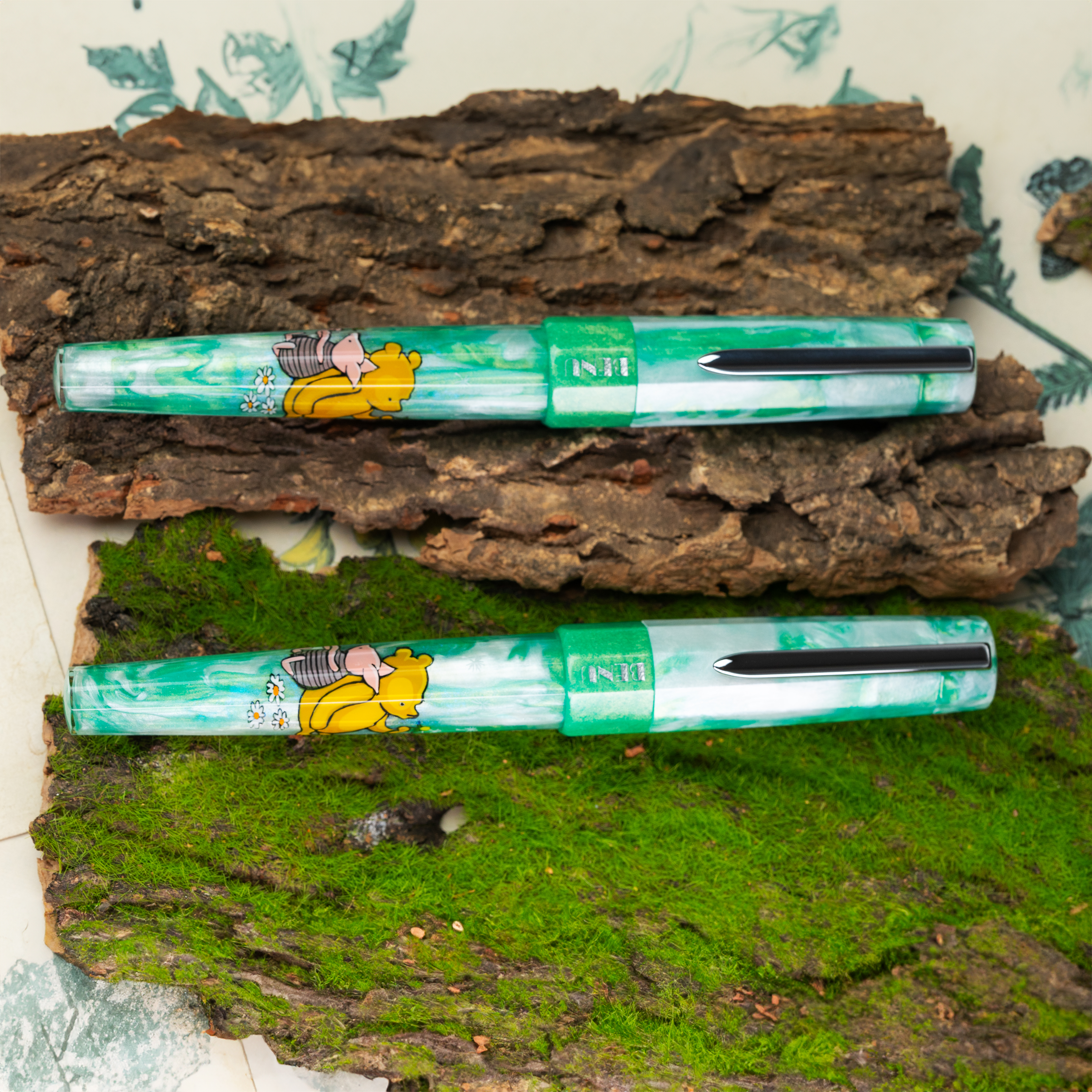 Pluma Estilográfica Winnie-the-Pooh Caneta Tinteiro