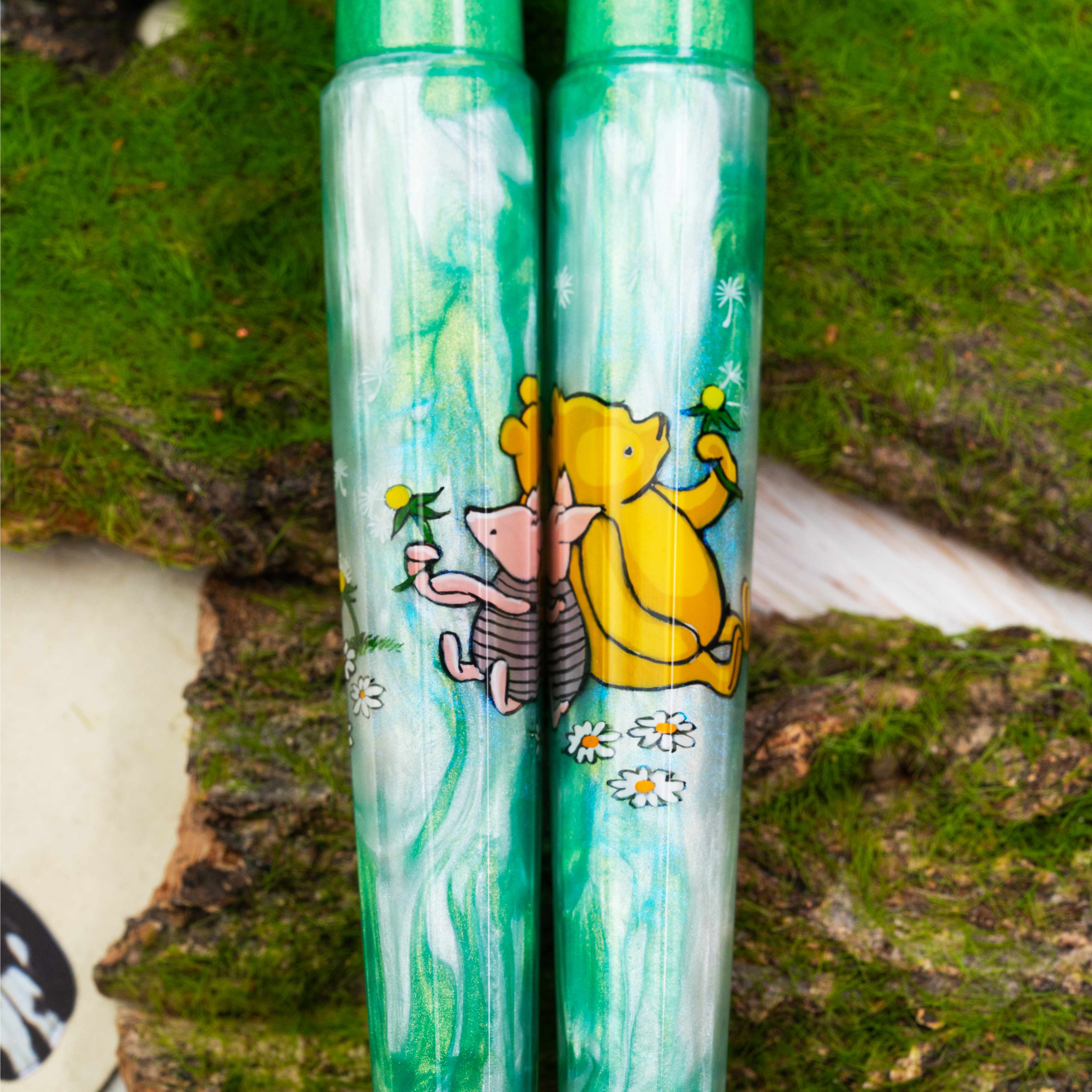 Pluma Estilográfica Winnie-the-Pooh Caneta Tinteiro