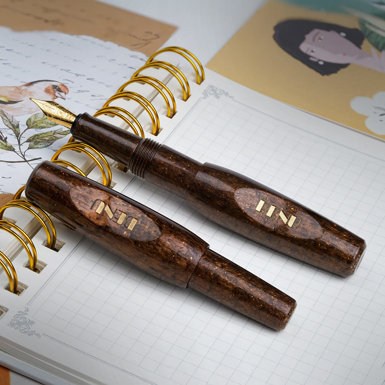 Benu Pixie Coffee Brown GT Pocket Vulpen