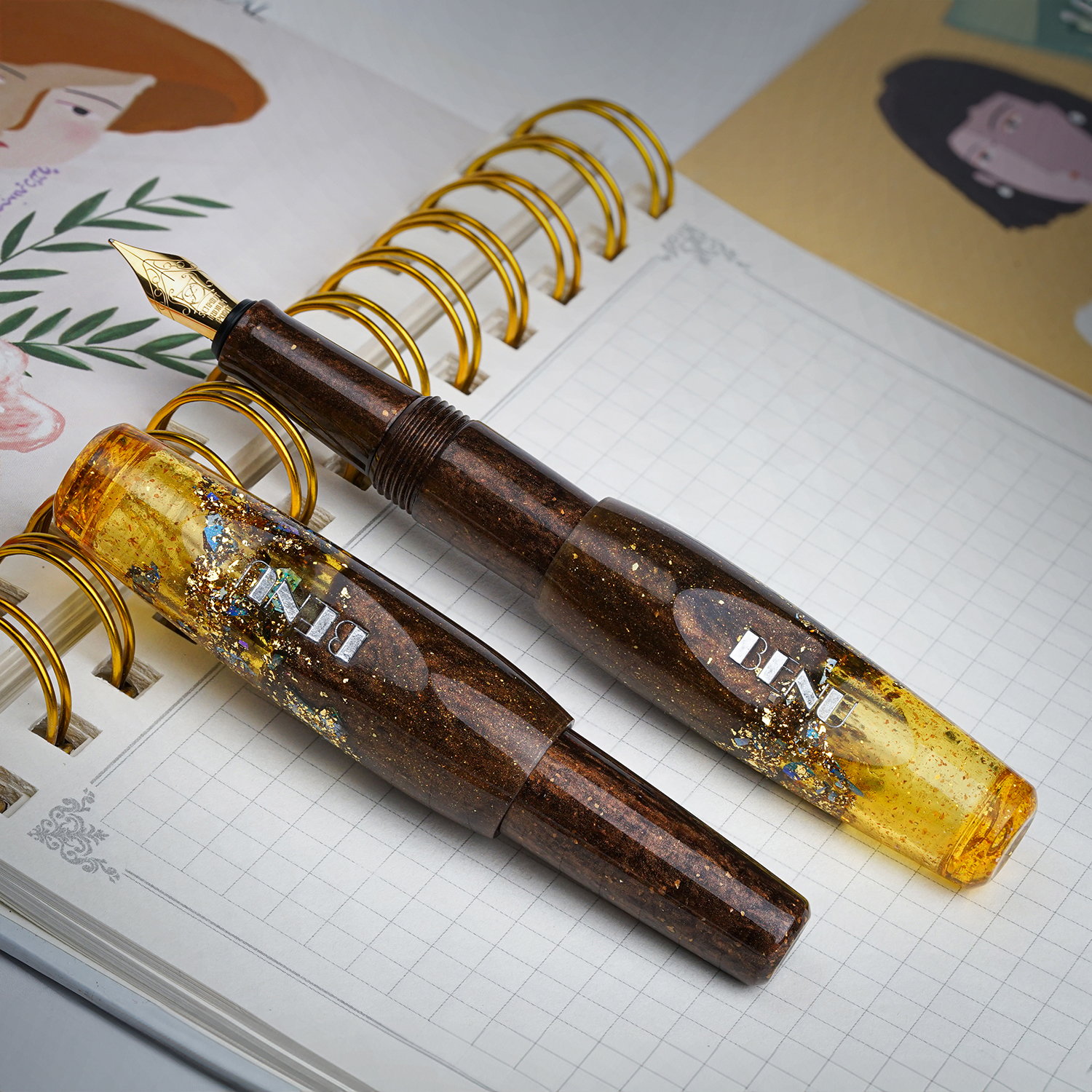 Benu Pixie Honey Bronze GT Pocket Vulpen