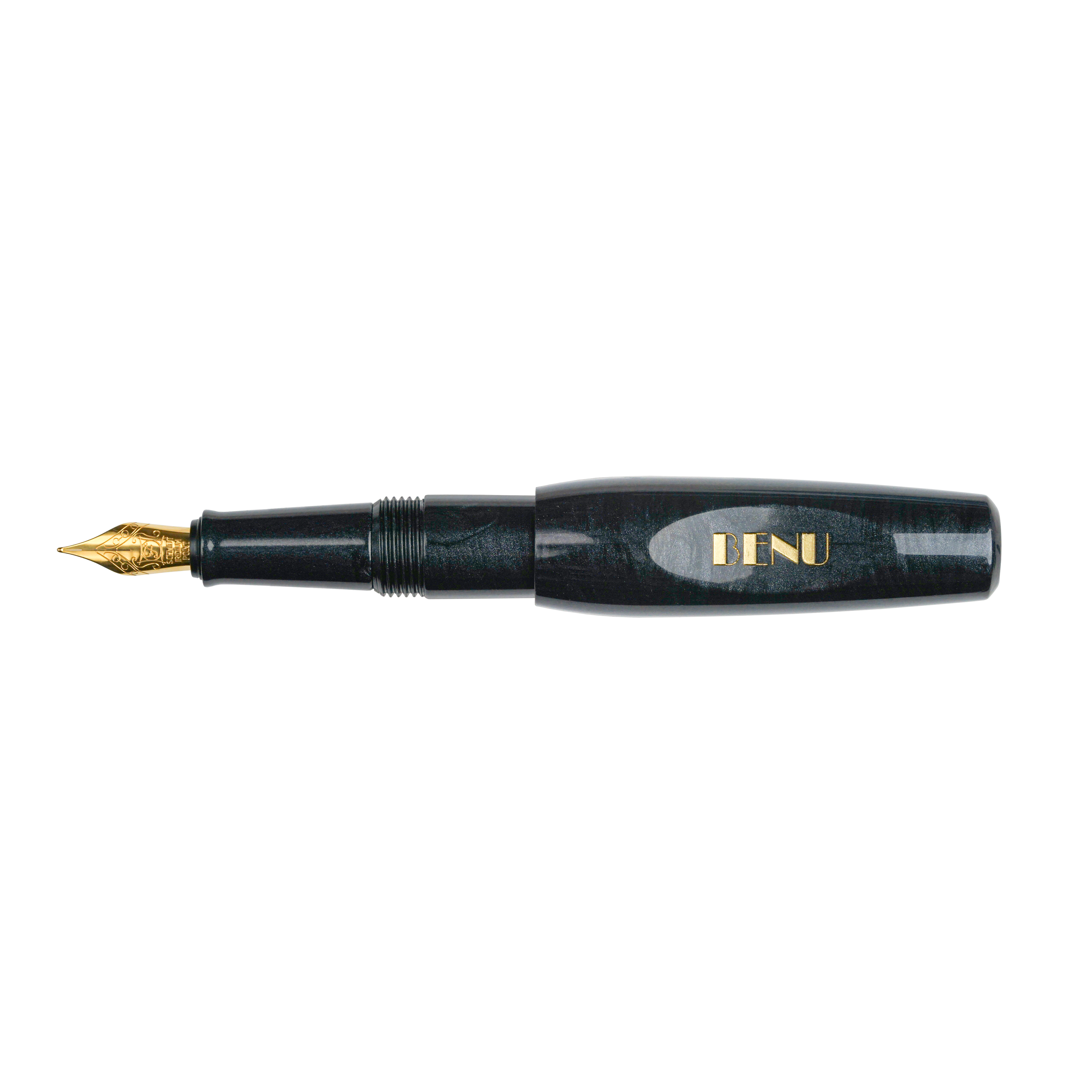 Benu Pixie Smoky Black GT Pocket Fountain pen Benu Pixie Smoky Black GT Pocket Fountain pen