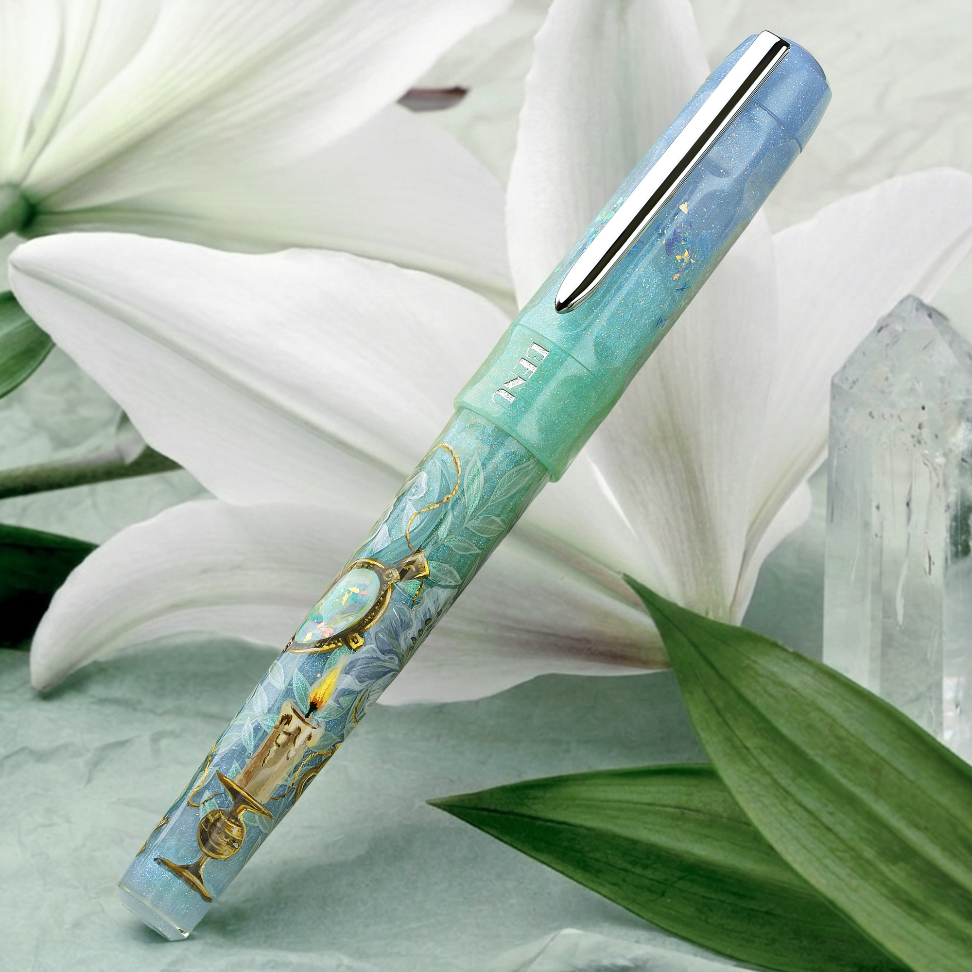 Benu Talisman White Lily ST Füllfederhalter