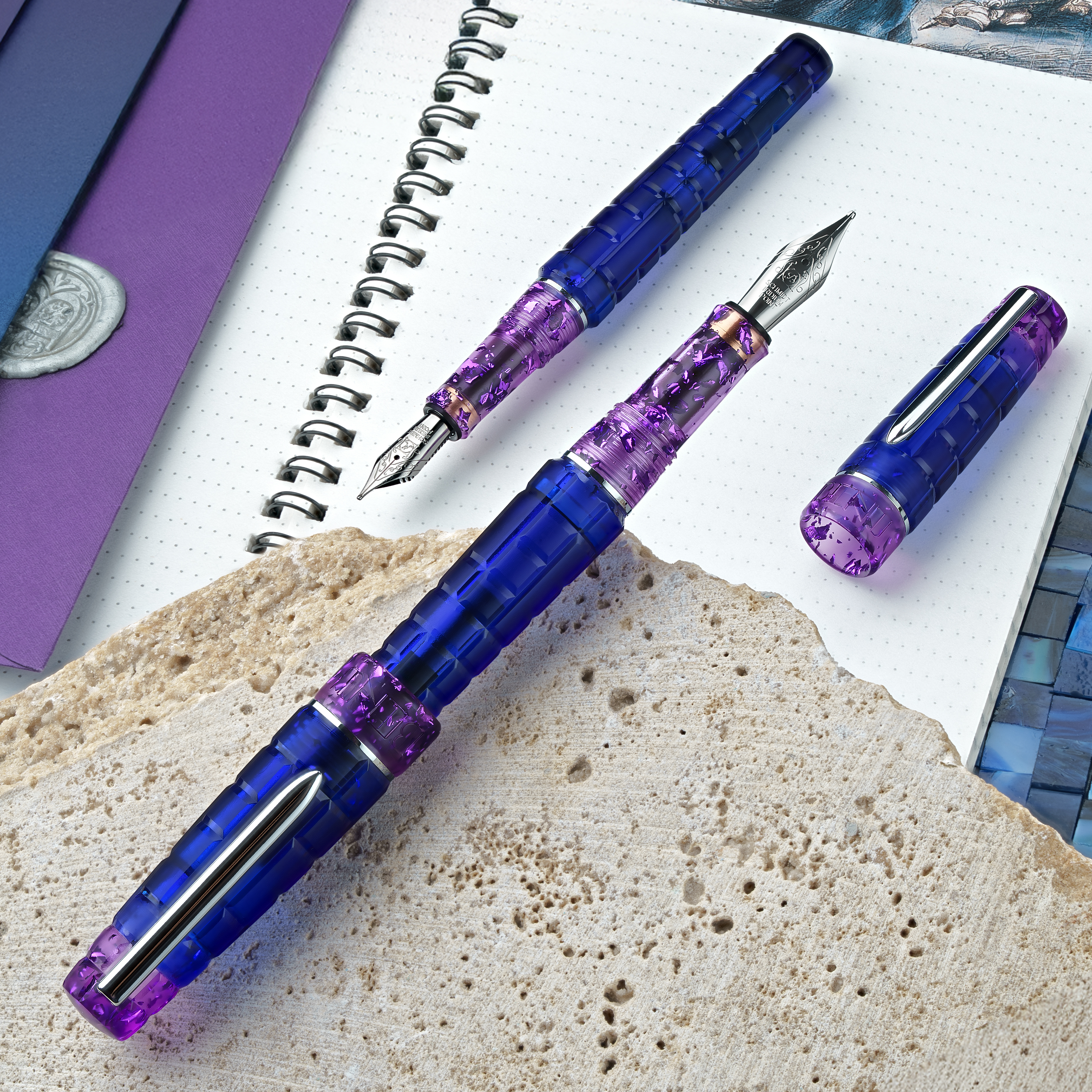 Benu Tessera Tanzanite ST Reservoarpenna