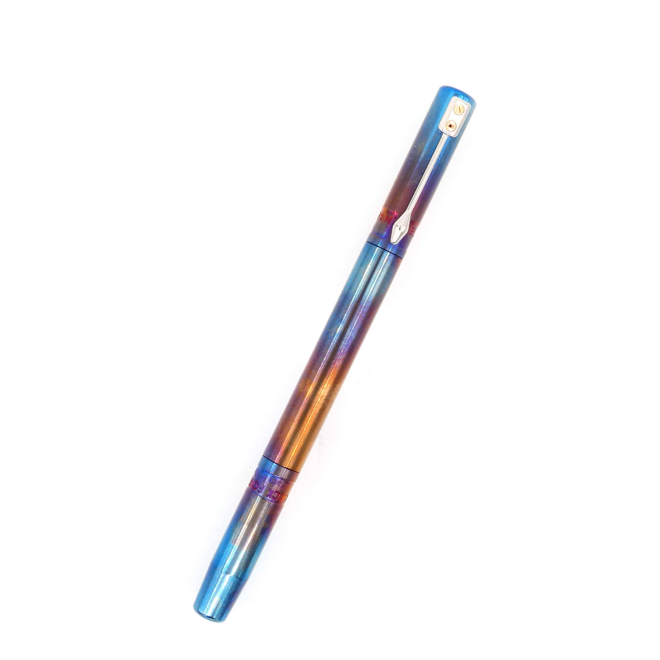 Black Forest Pen ArtisanLine Duo Blued Stainless Steel Fountain pen