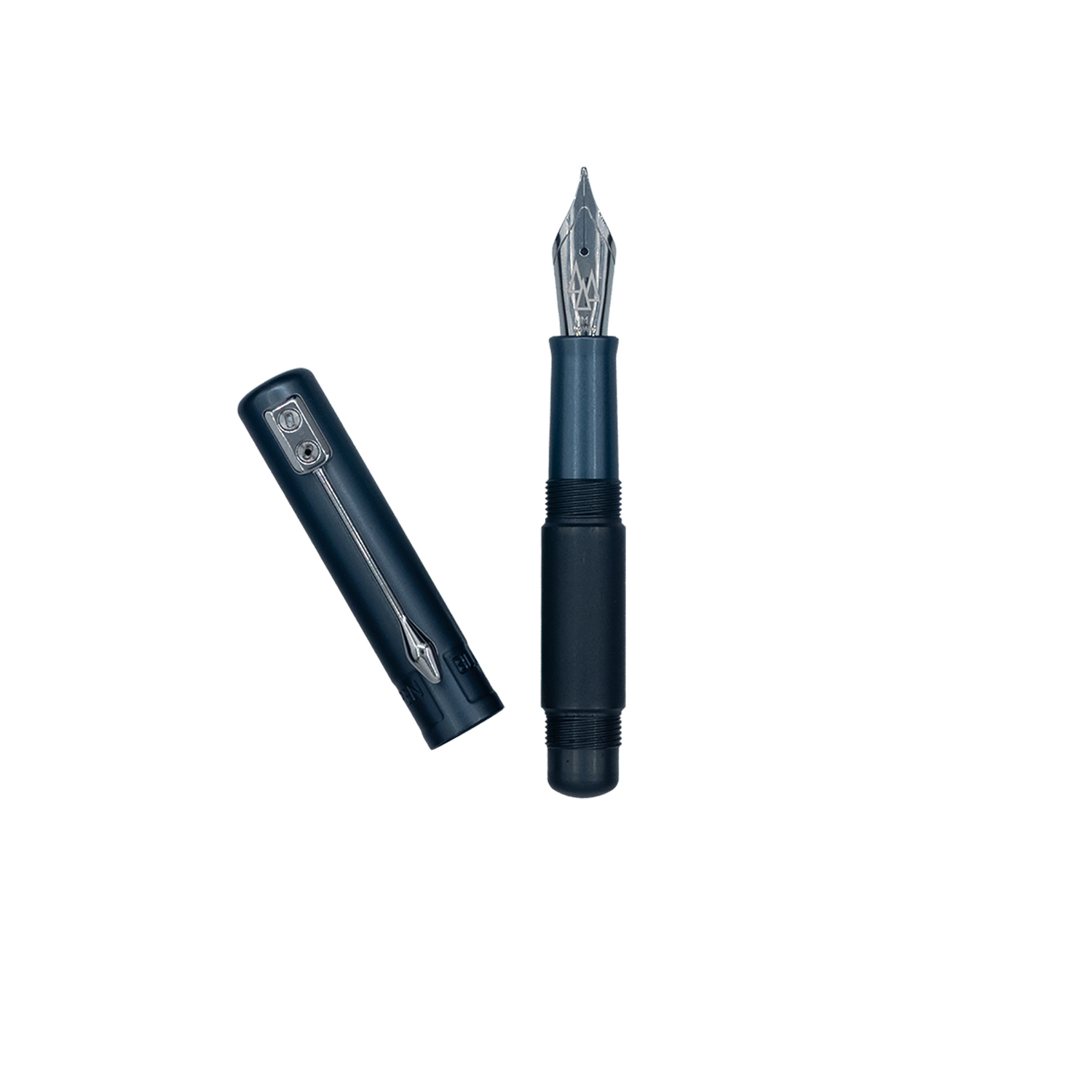 Black Forest Pen Premium Classic Minimo Aluminum Titanium Grey Vulpen