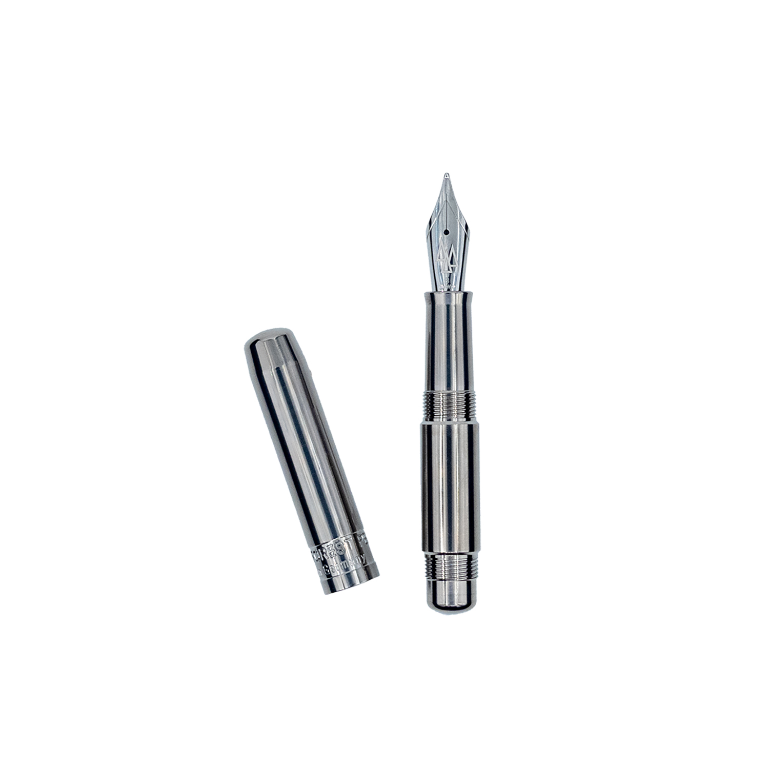 Black Forest Pen Premium Classic Minimo Titanium Caneta de Tinta Permanente