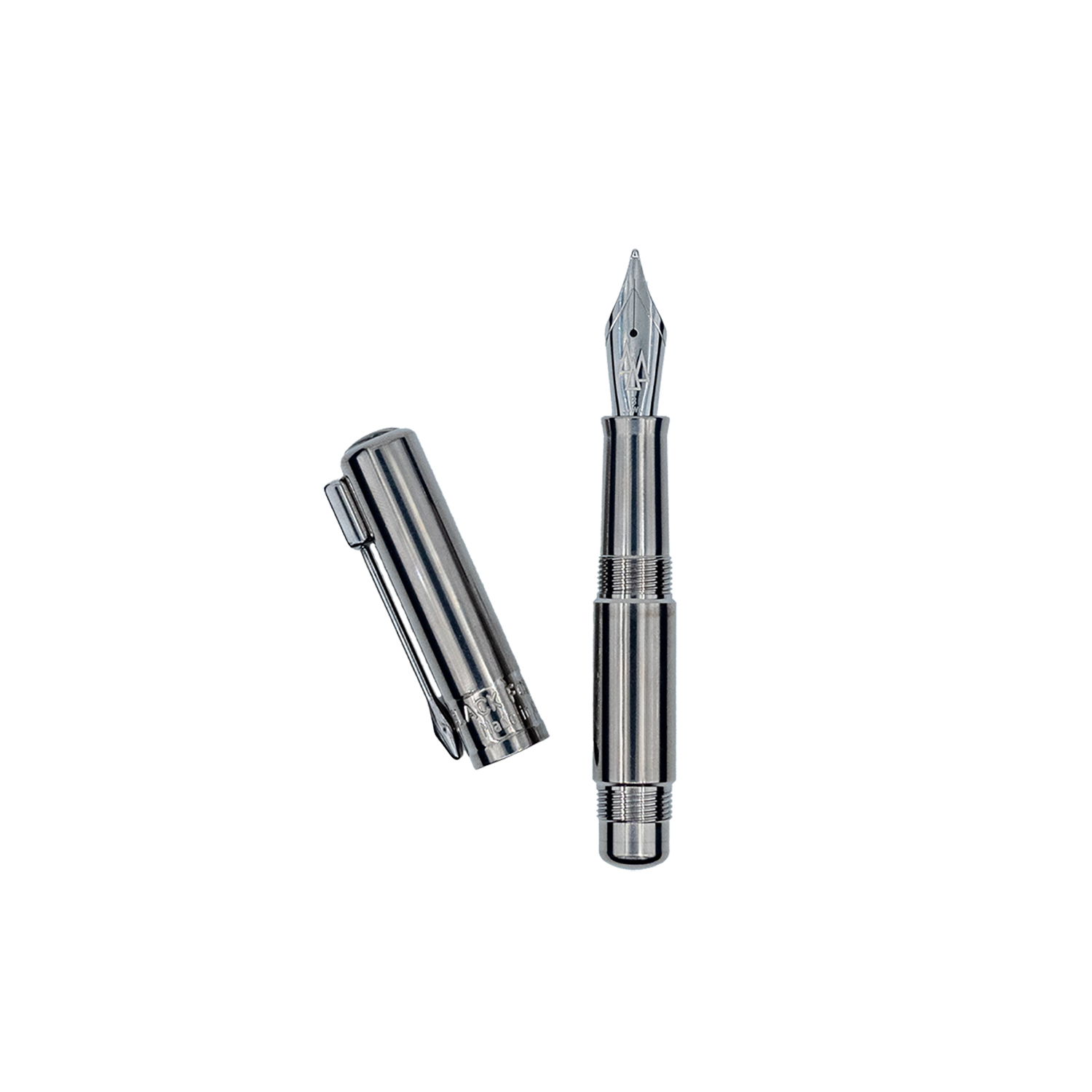 Black Forest Pen Premium Classic Minimo Titanium Caneta de Tinta Permanente