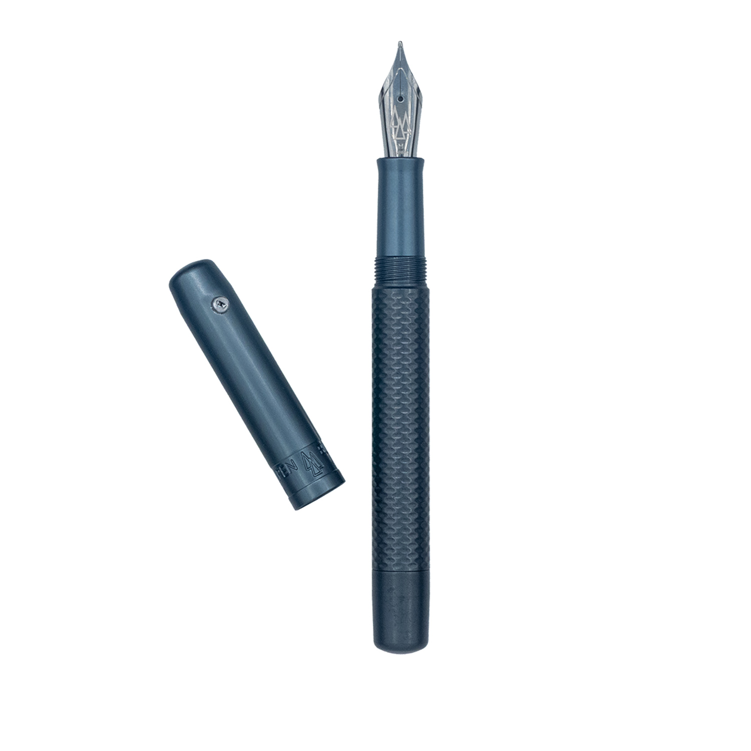 Black Forest Pen Premium MultiMill Aluminum Titanium Grey Stylo plume