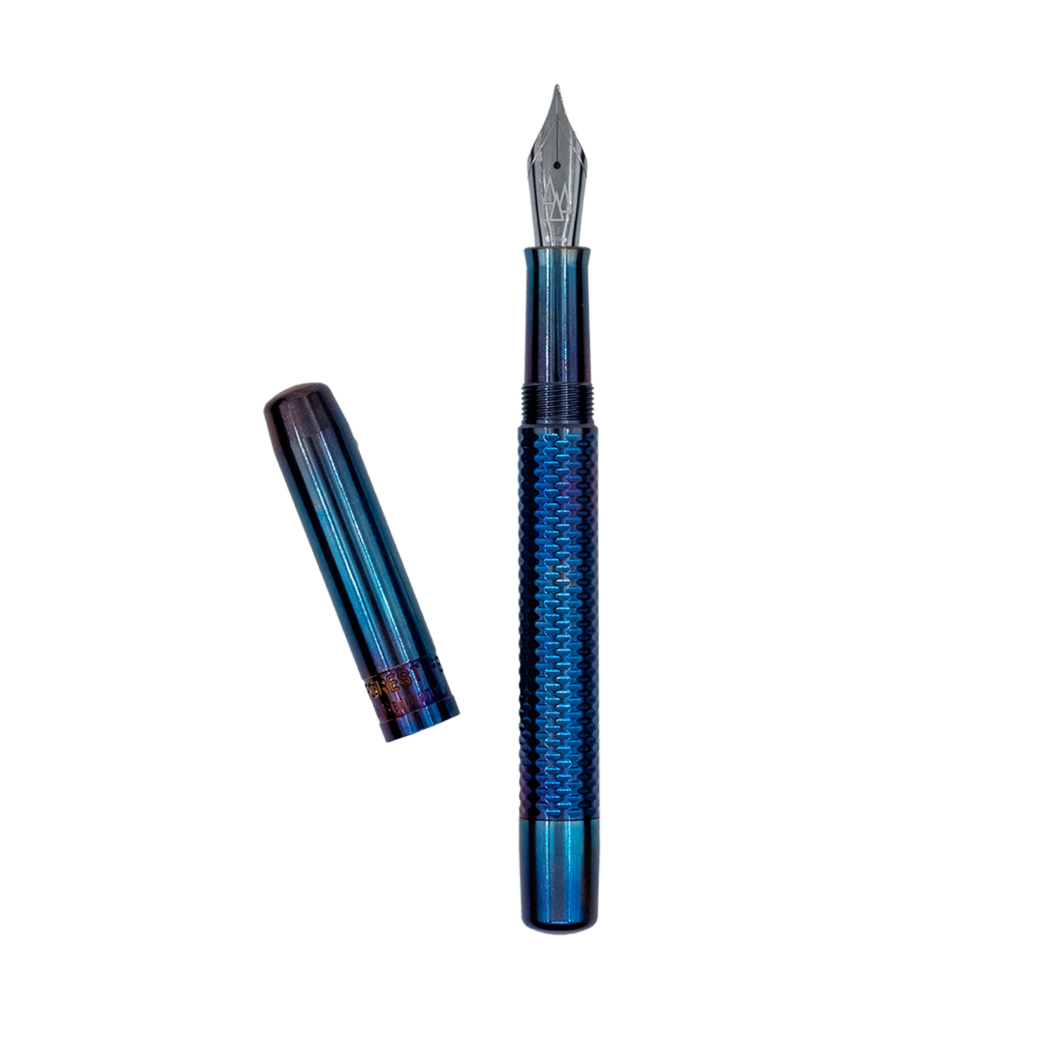 Black Forest Pen Premium MultiMill Blued Stainless Steel Pluma Estilográfica