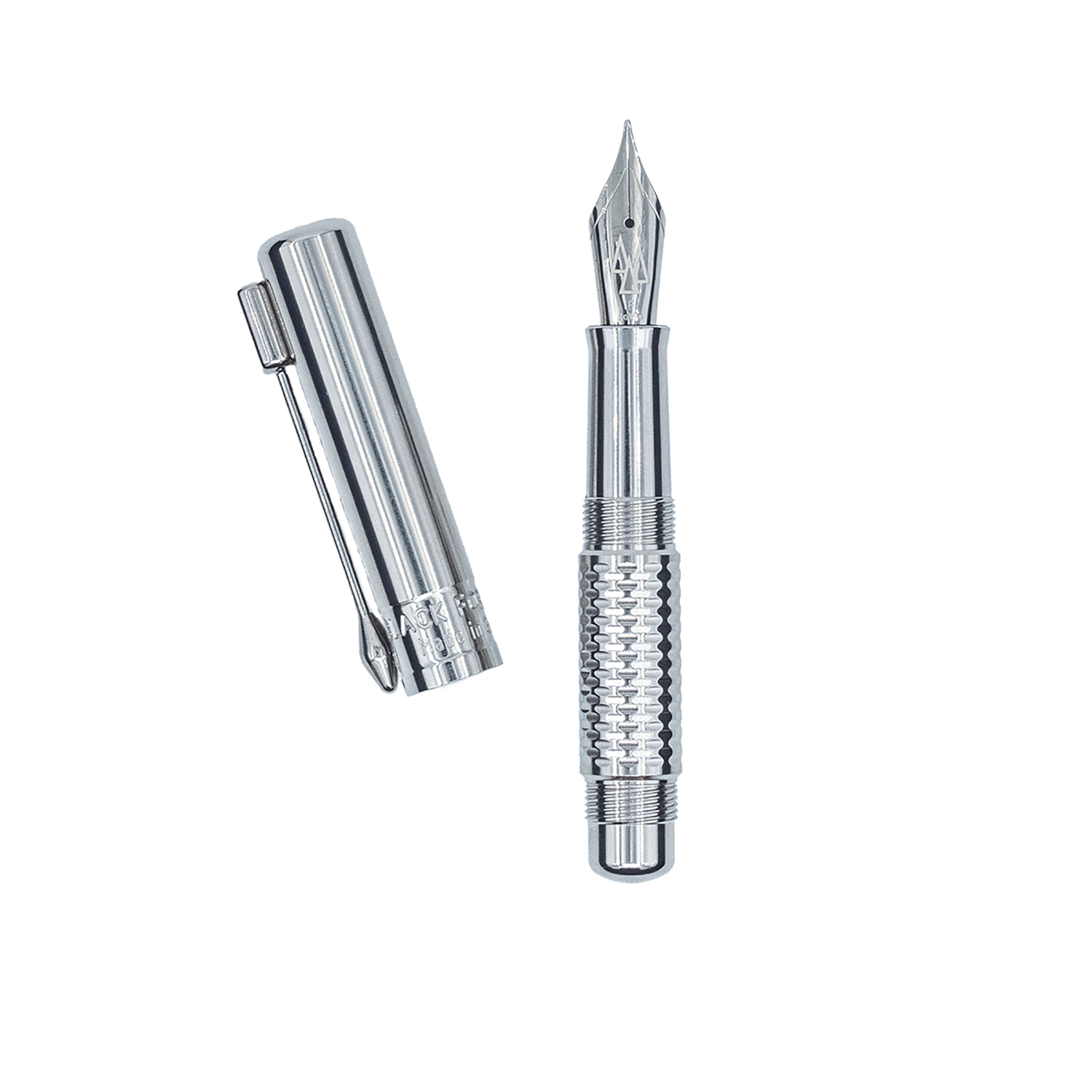 Black Forest Pen Premium MultiMill Minimo Stainless Steel Pluma Estilográfica