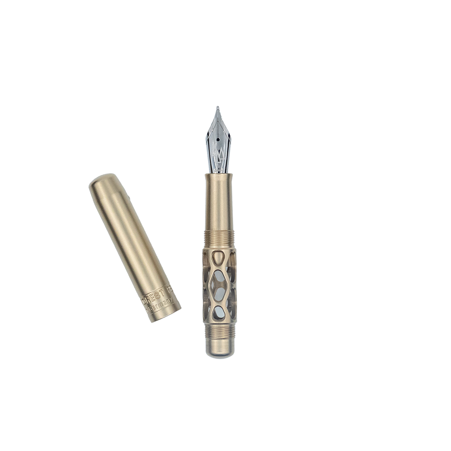 Black Forest Pen Premium Rhombus Minimo Brass Pióro wieczne