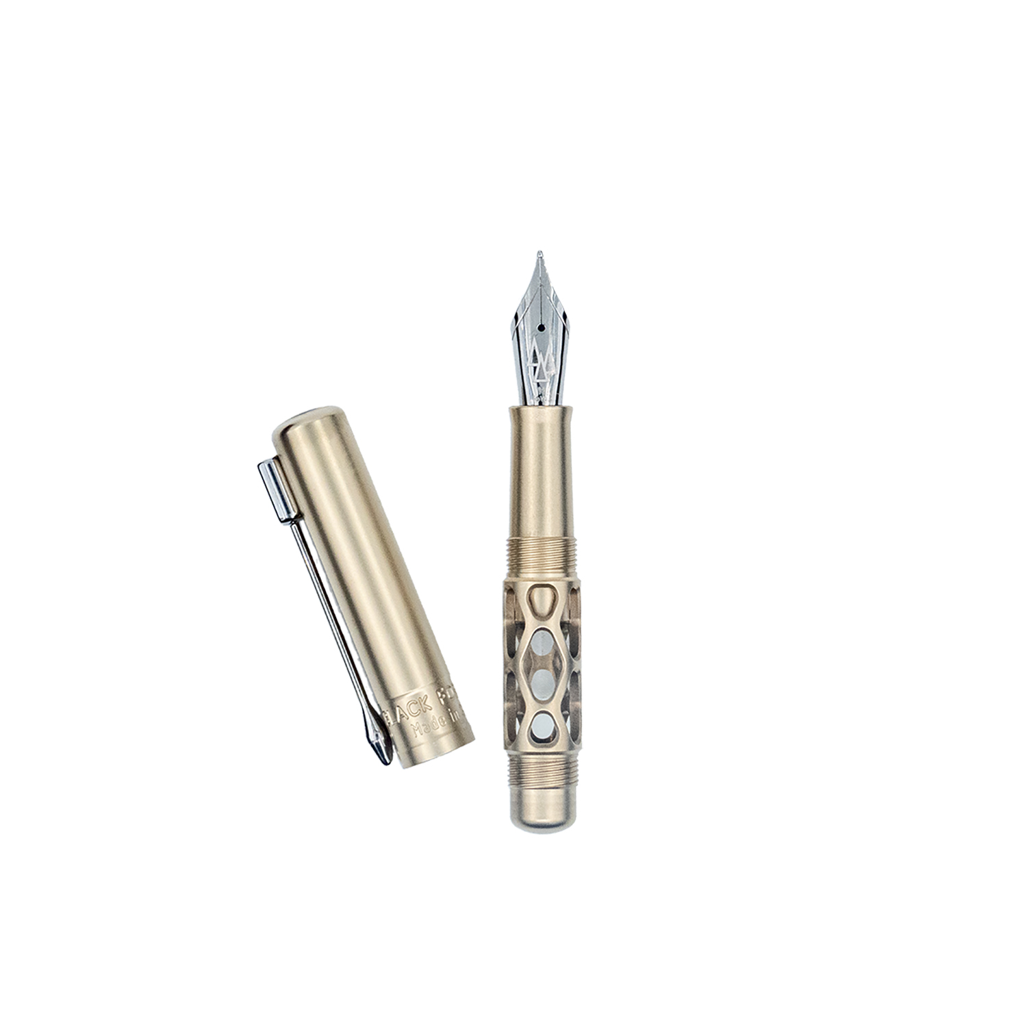 Black Forest Pen Premium Rhombus Minimo Brass Pióro wieczne