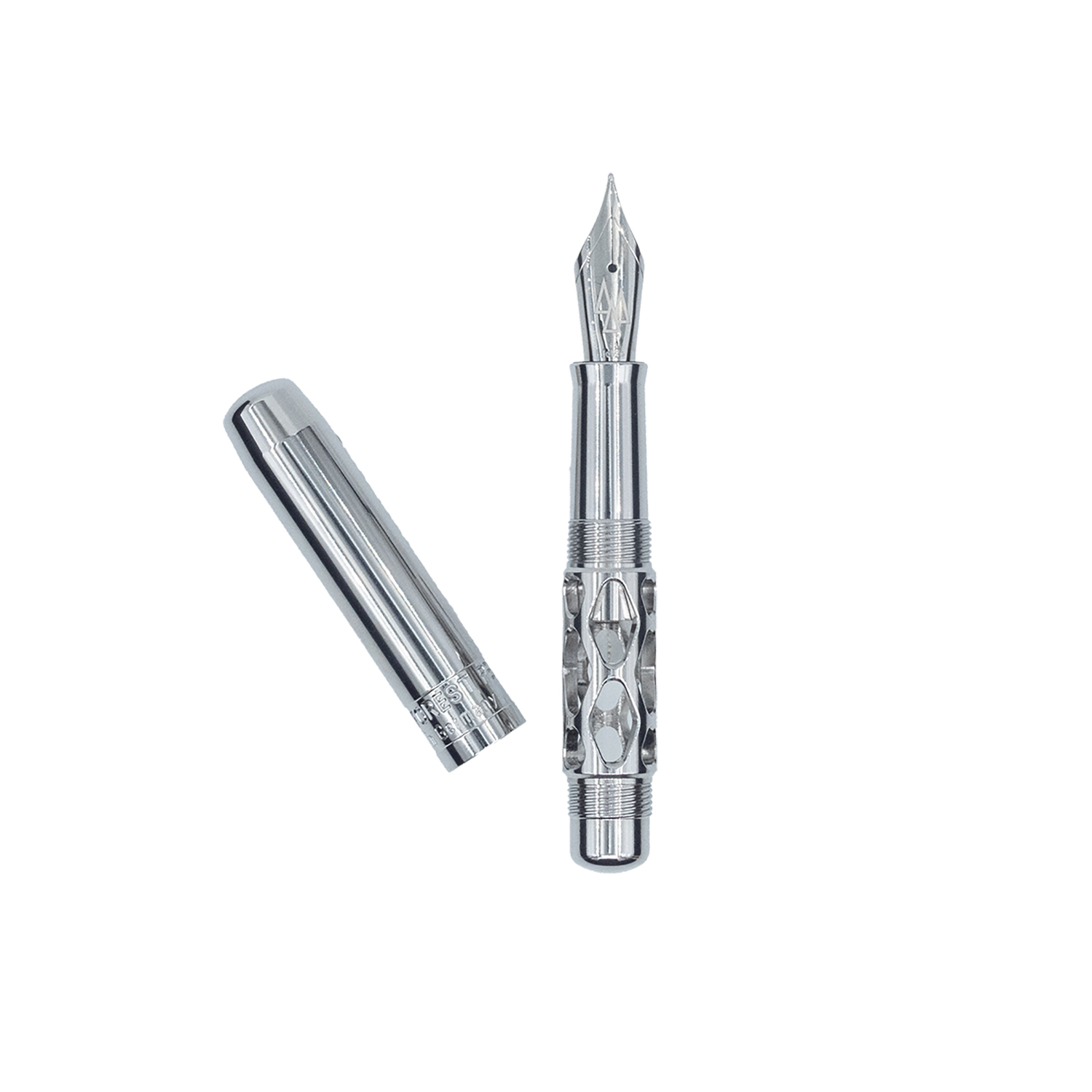Black Forest Pen Premium Rhombus Minimo Stainless Steel Vulpen