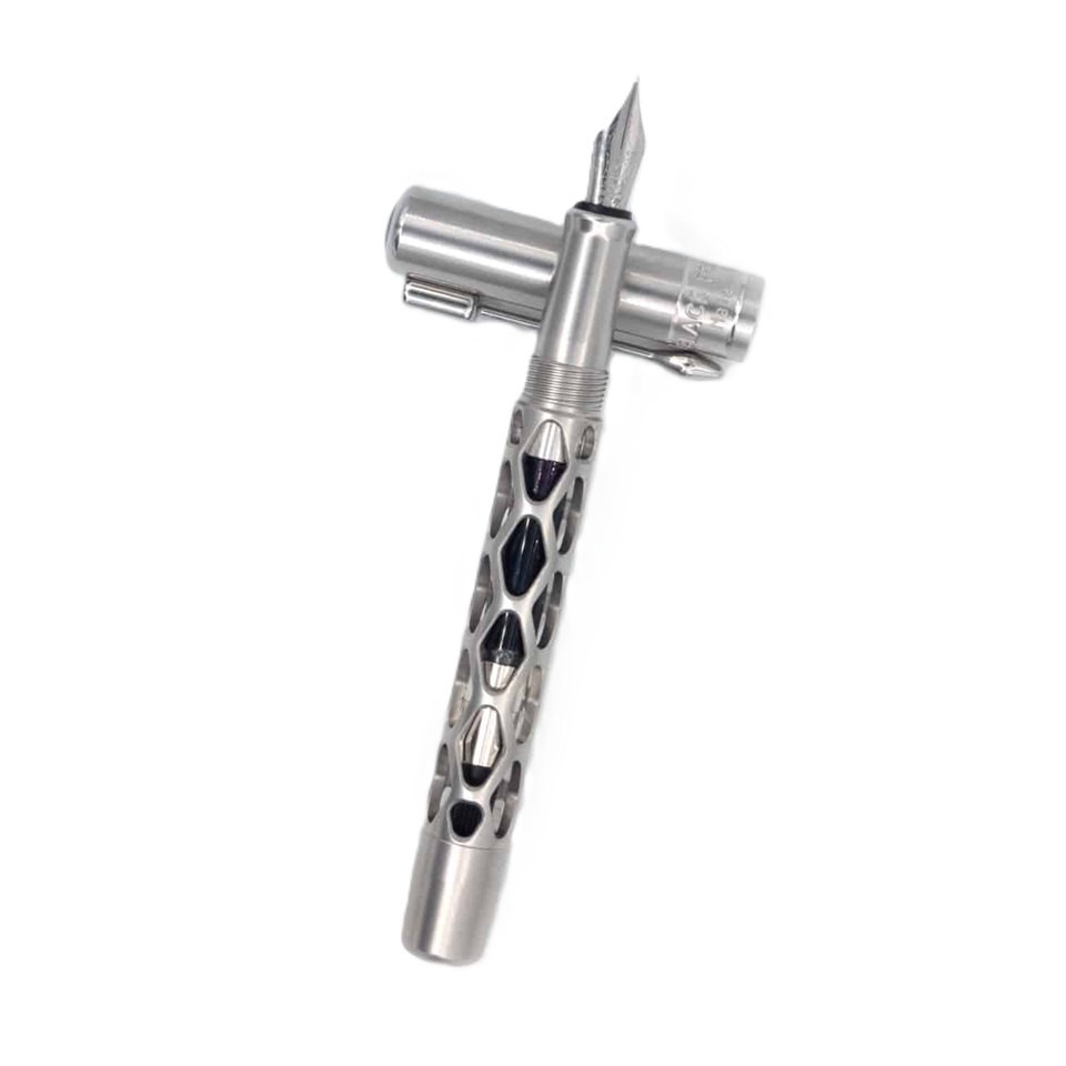 Black Forest Pen Premium Rhombus Stainless Steel Vulpen
