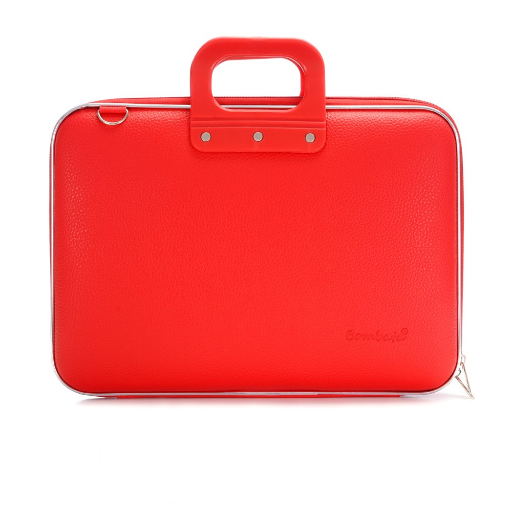 Bombata Medio Classic (13'') Red Laptop Briefcase