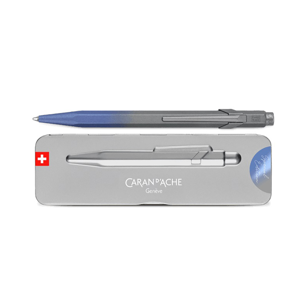 Caran d'Ache 849 Claim Your Style Stormy Blue Ballpoint Caran d'Ache 849 Claim Your Style Stormy Blue Ballpoint