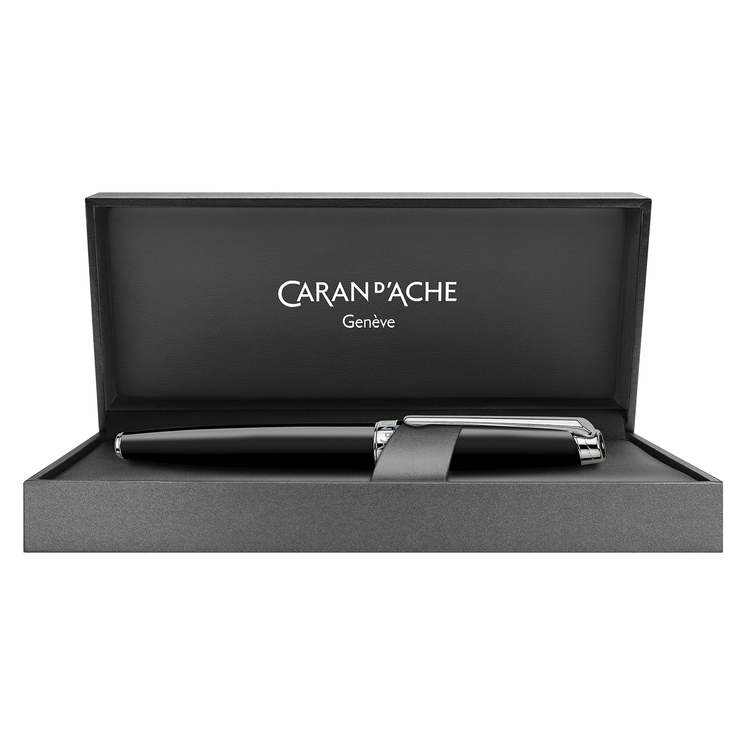 Buy Caran d'Ache Léman Ebony Black ST Fountain pen Caran d'Ache Léman Ebony Black ST Fountain pen