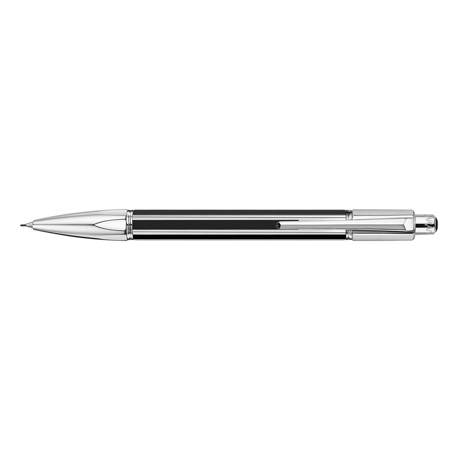 Buy Caran d'Ache Varius Chinablack Lacquer Silver Mechanical pencil 0.7mm Caran d'Ache Varius Chinablack Lacquer Silver Mechanical pencil 0.7mm