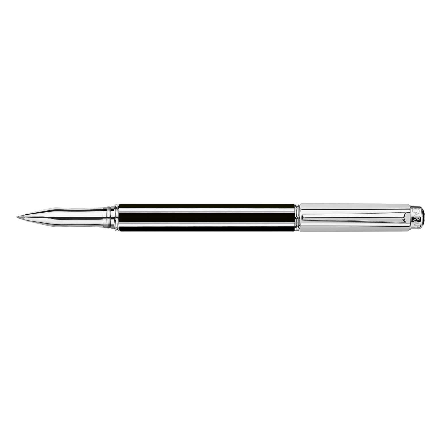 Caran d'Ache Varius Chinablack Lacquer Silver Rollerball