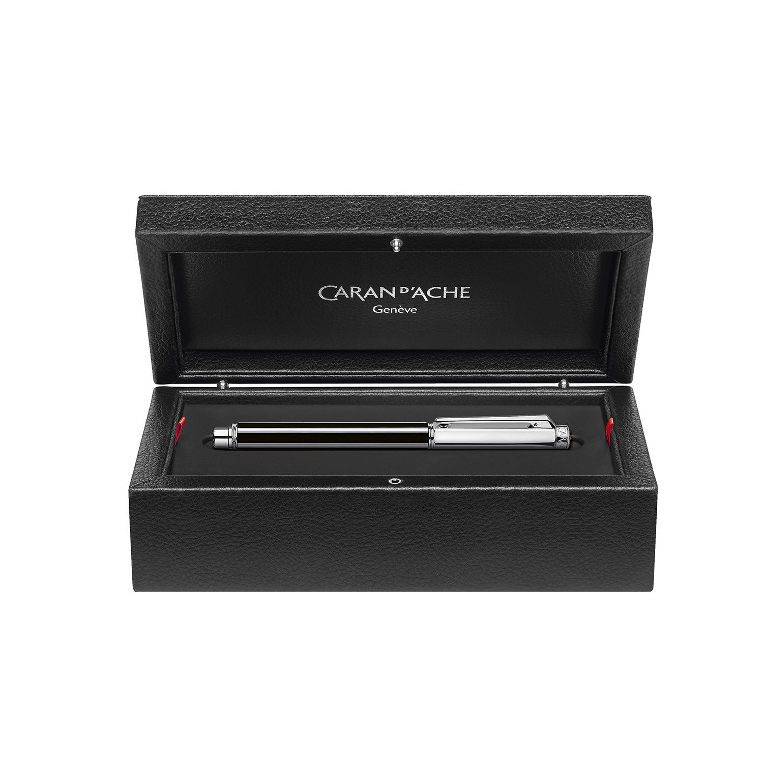 Caran d'Ache Varius Chinablack Lacquer Silver Fountain pen