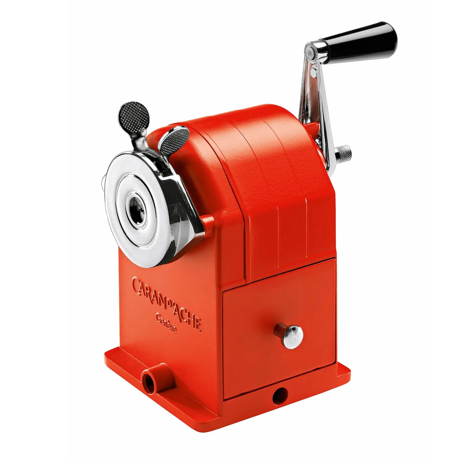 Caran d'Ache Standard Edition Metal Red Pencil Sharpener