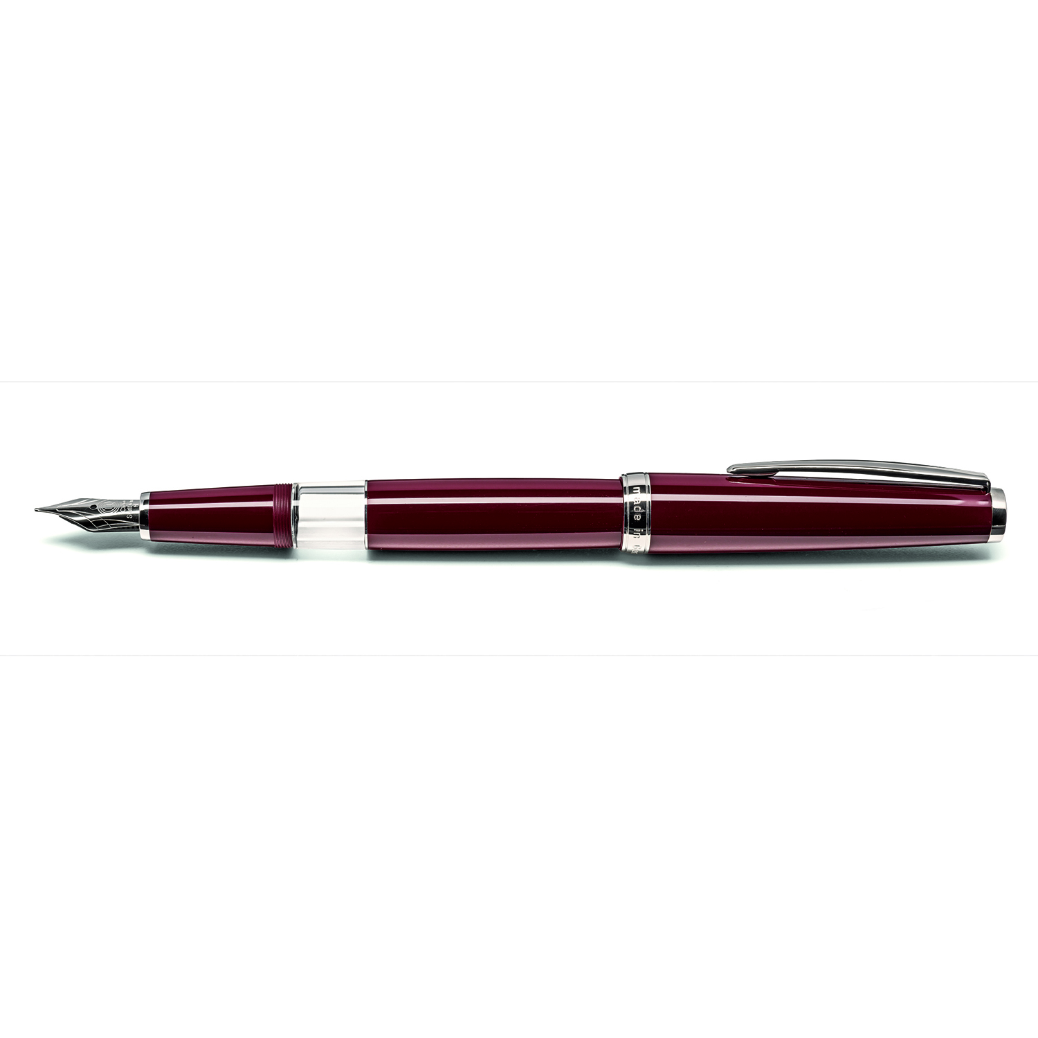 Cleo Skribent Classic Bordeaux ST Piston Pluma Estilográfica