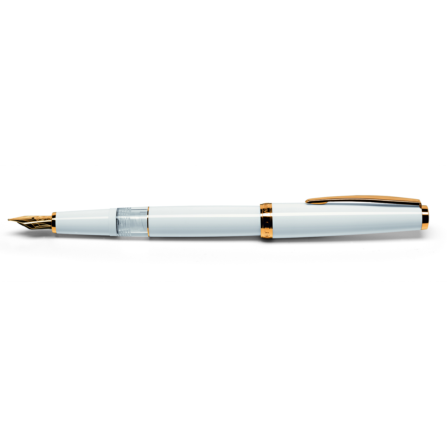 Cleo Skribent Classic White GT Piston Vulpen