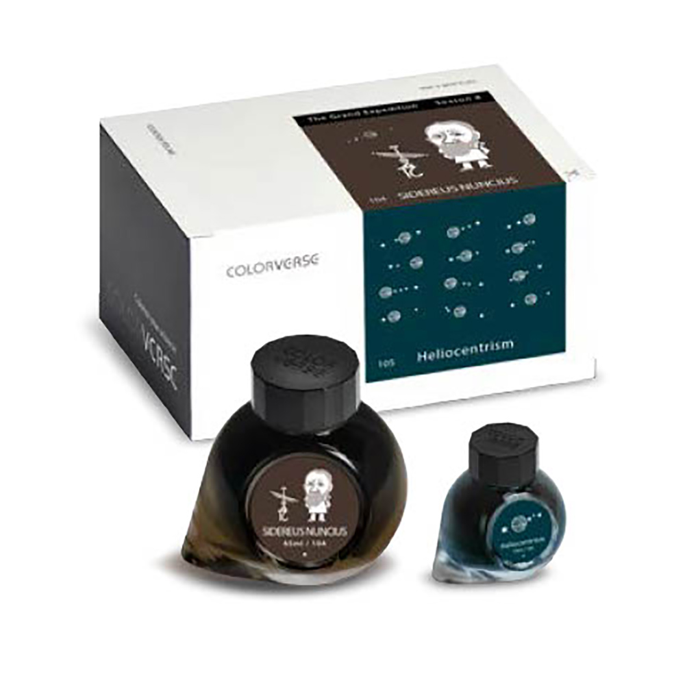 Colorverse La Gran Expedición S8 Sidereus Nuncius 65ml & Heliocentrismo 15ml Botellas de Tinta